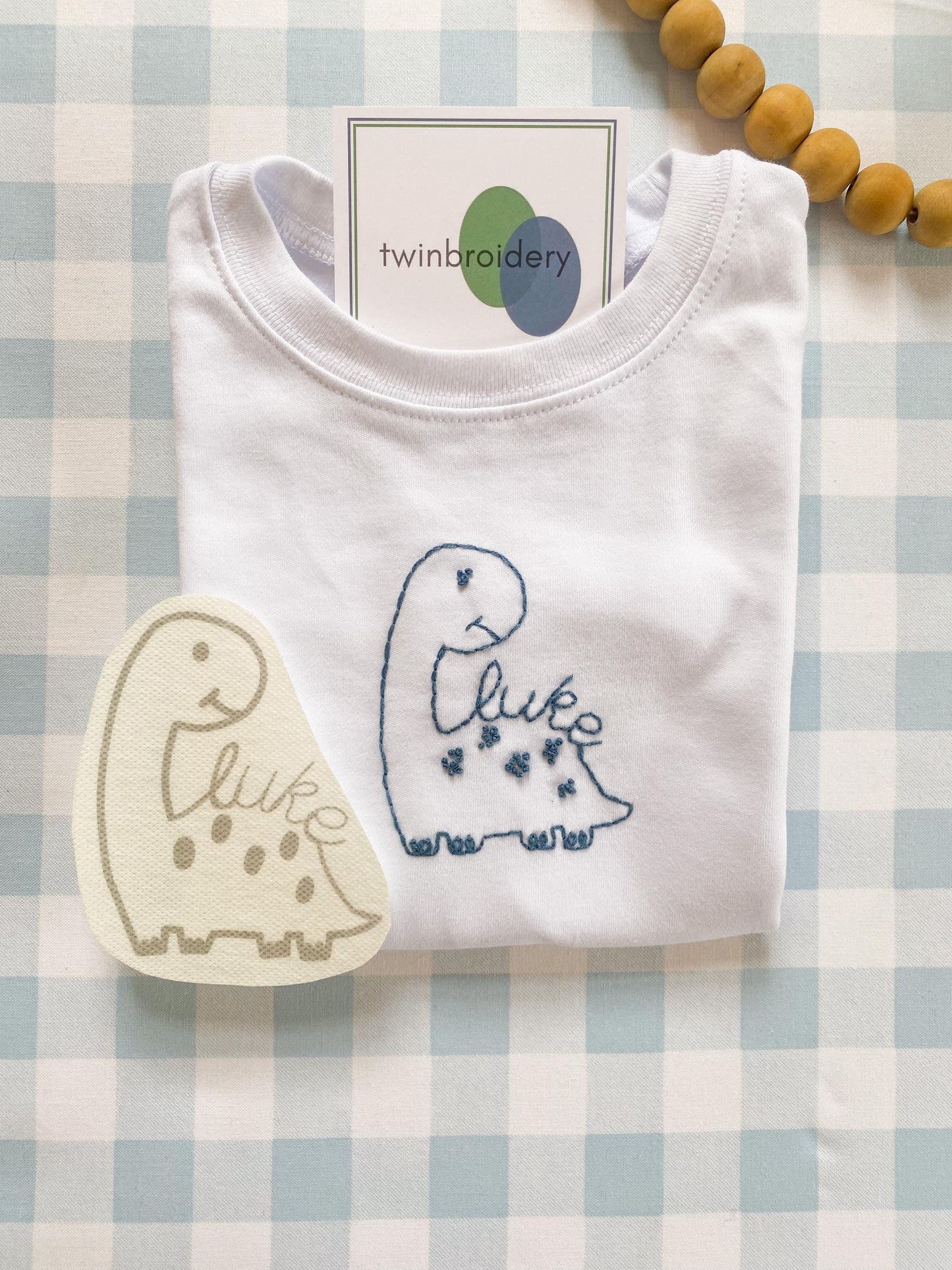 Stick & Stitch Stencil | Dinosaur
