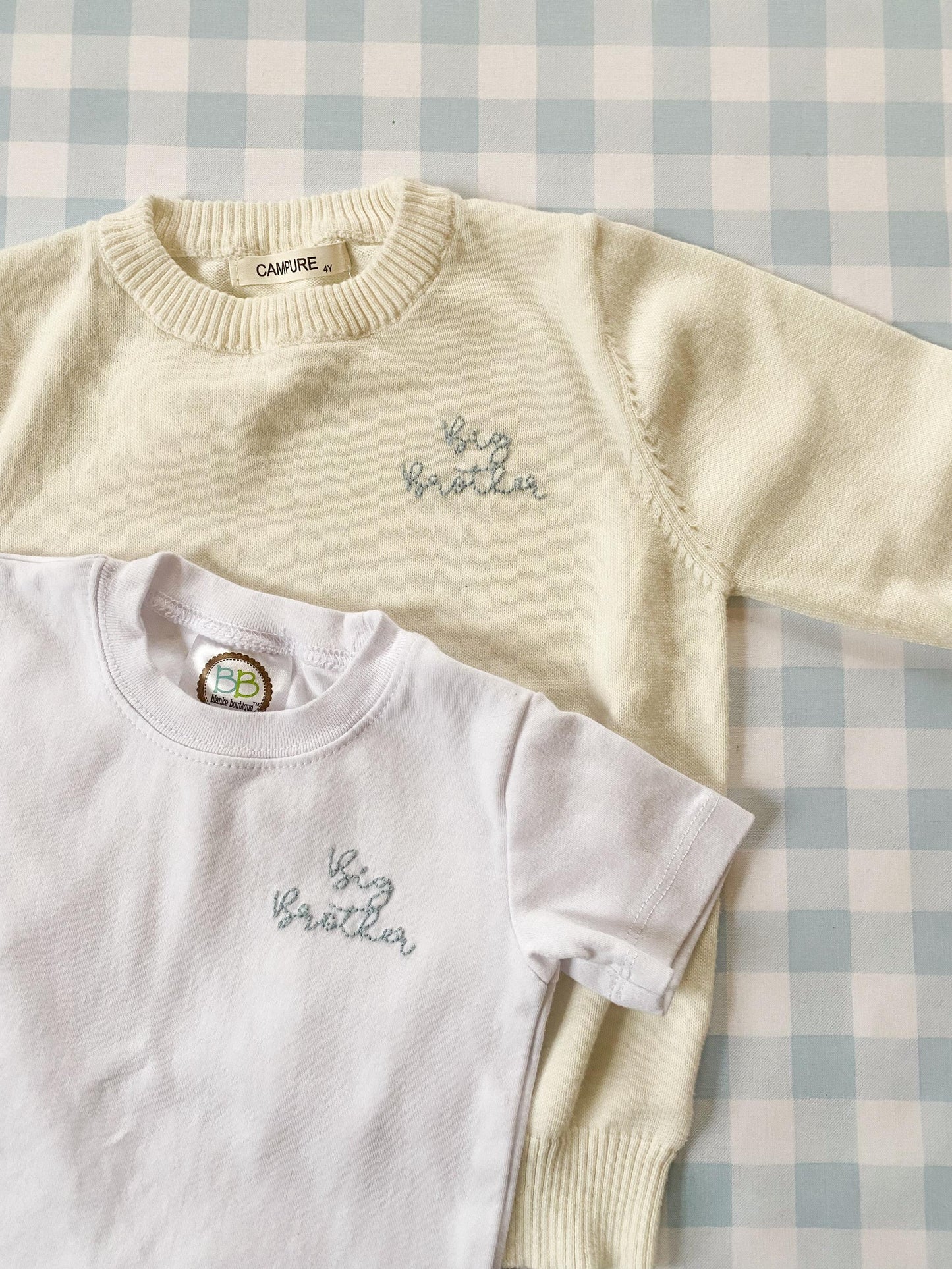 Hand Embroidered | Classic Big Brother Shirt