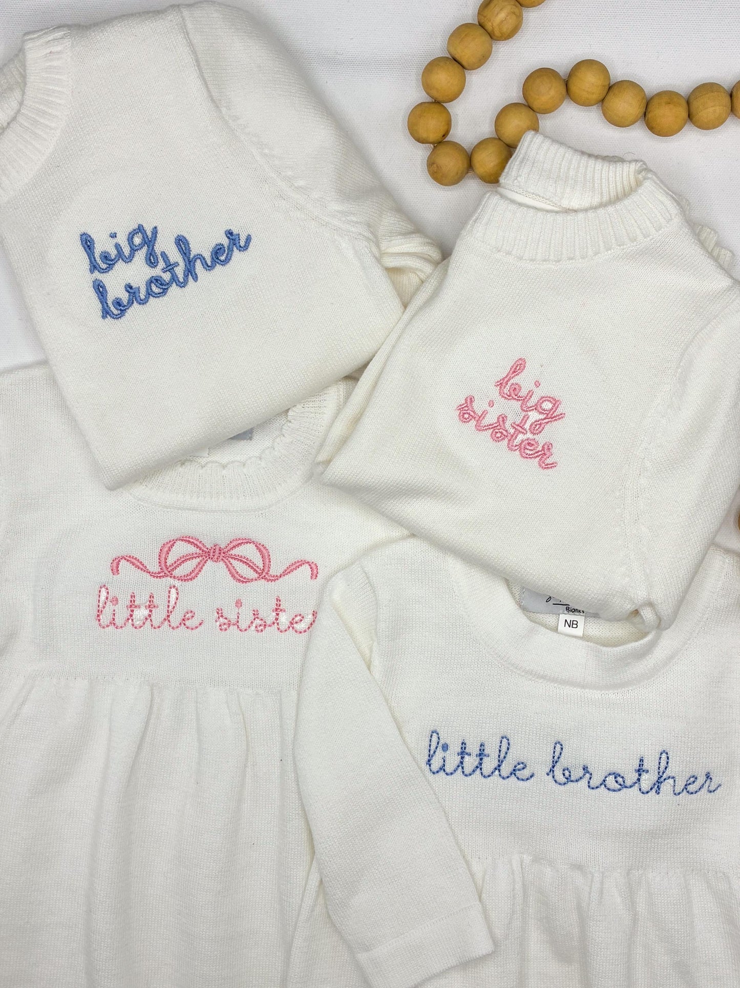 Machine Embroidered | Bold Big Sister