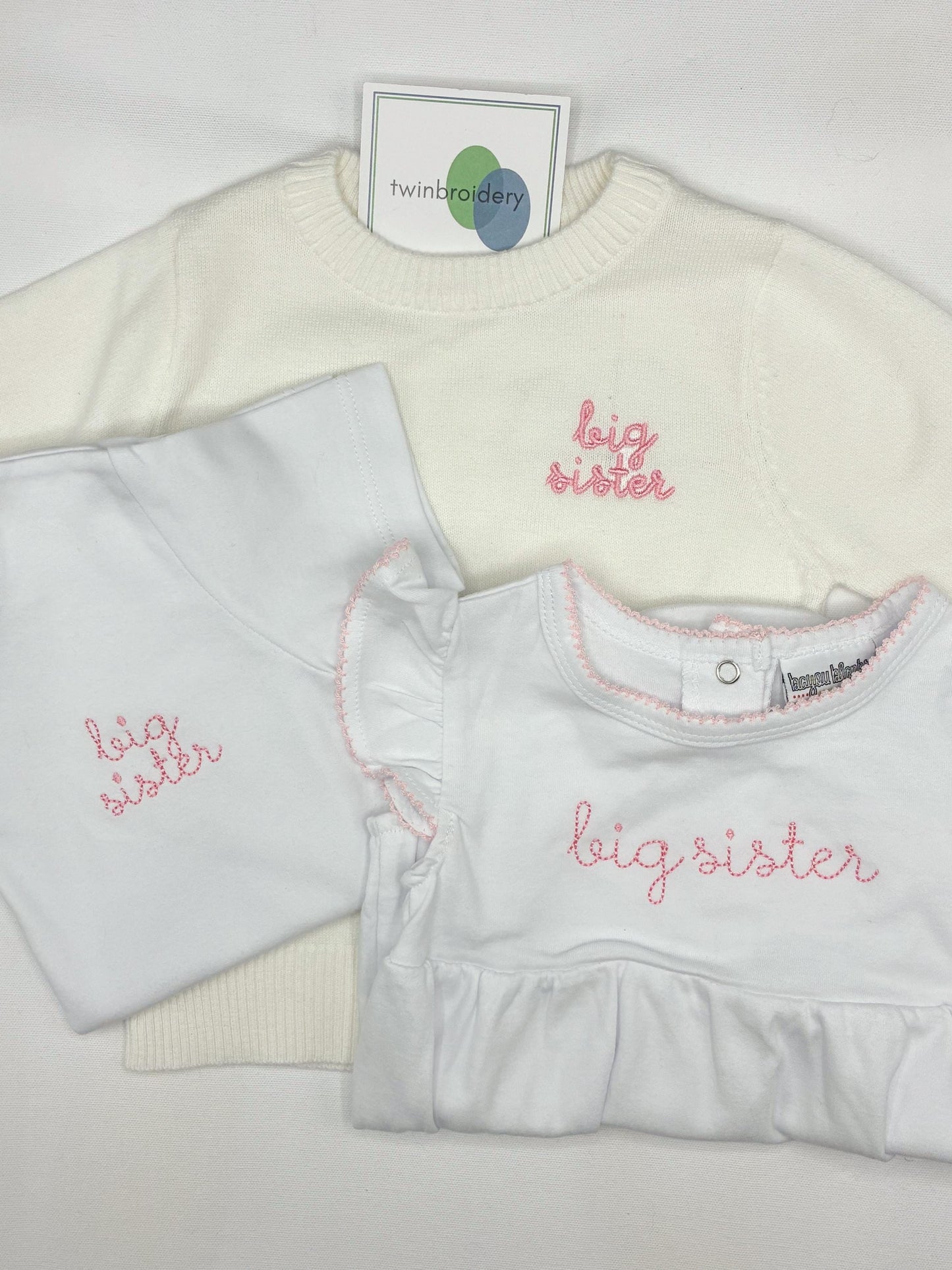 Machine Embroidered | Big Sister Large Scale