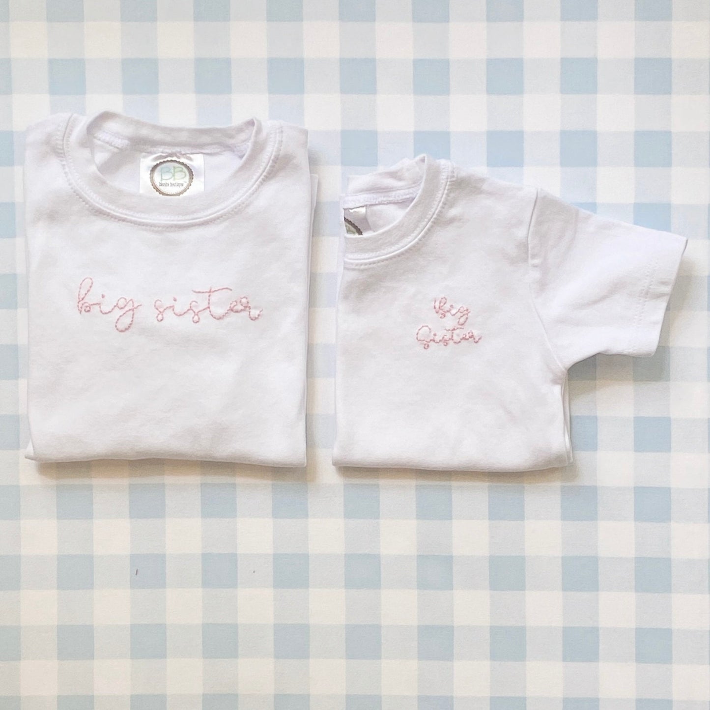 Hand Embroidered | Large Scale Big Sister