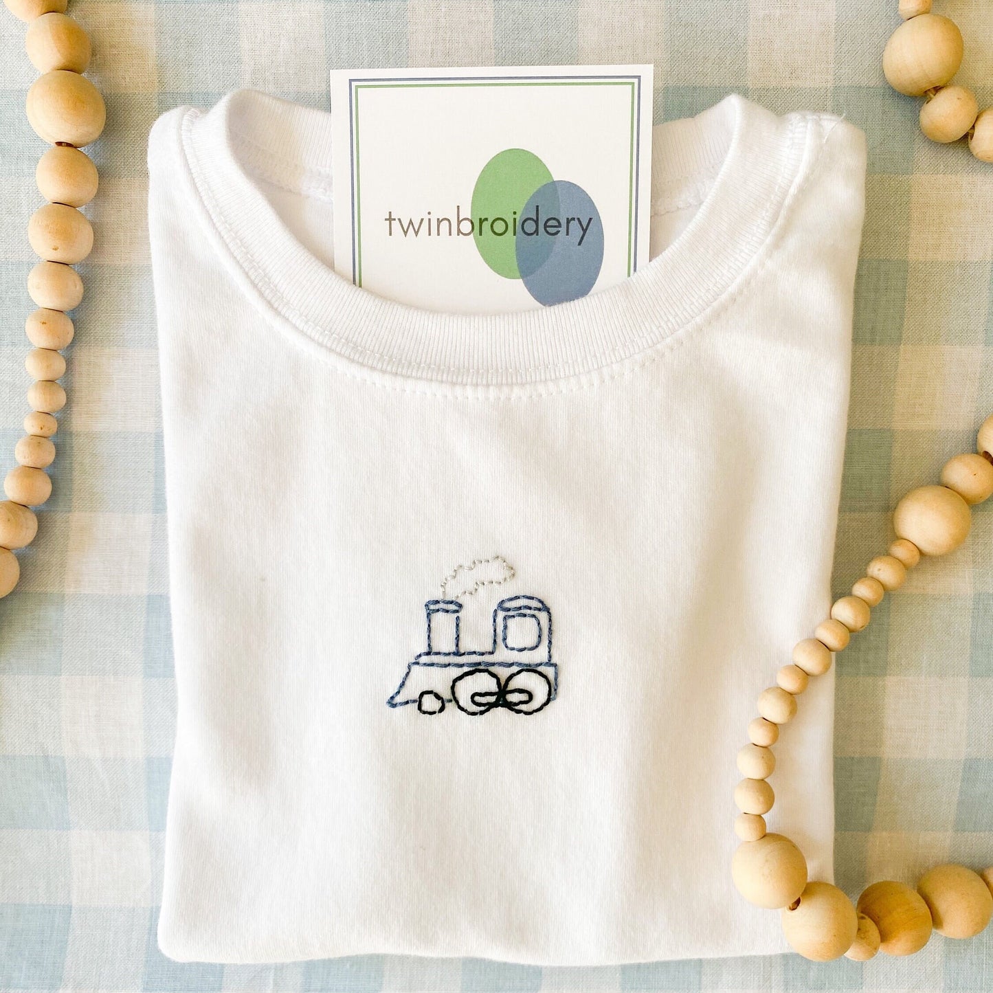 Hand Embroidered | Train