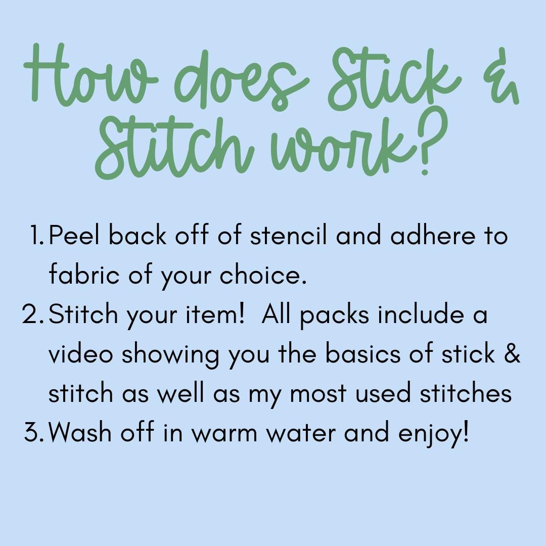 Construction Truck Stick & Stitch