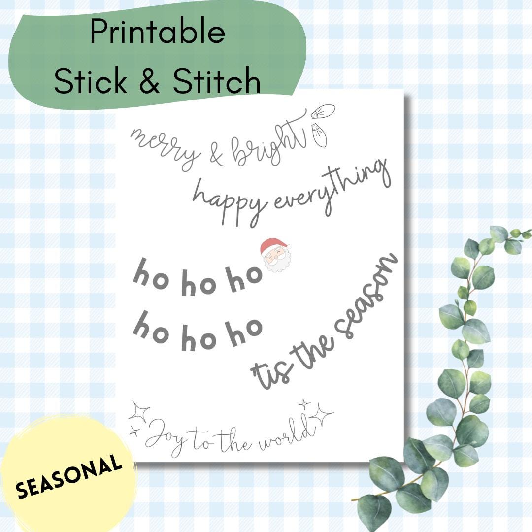 Christmas Embroidery Pattern