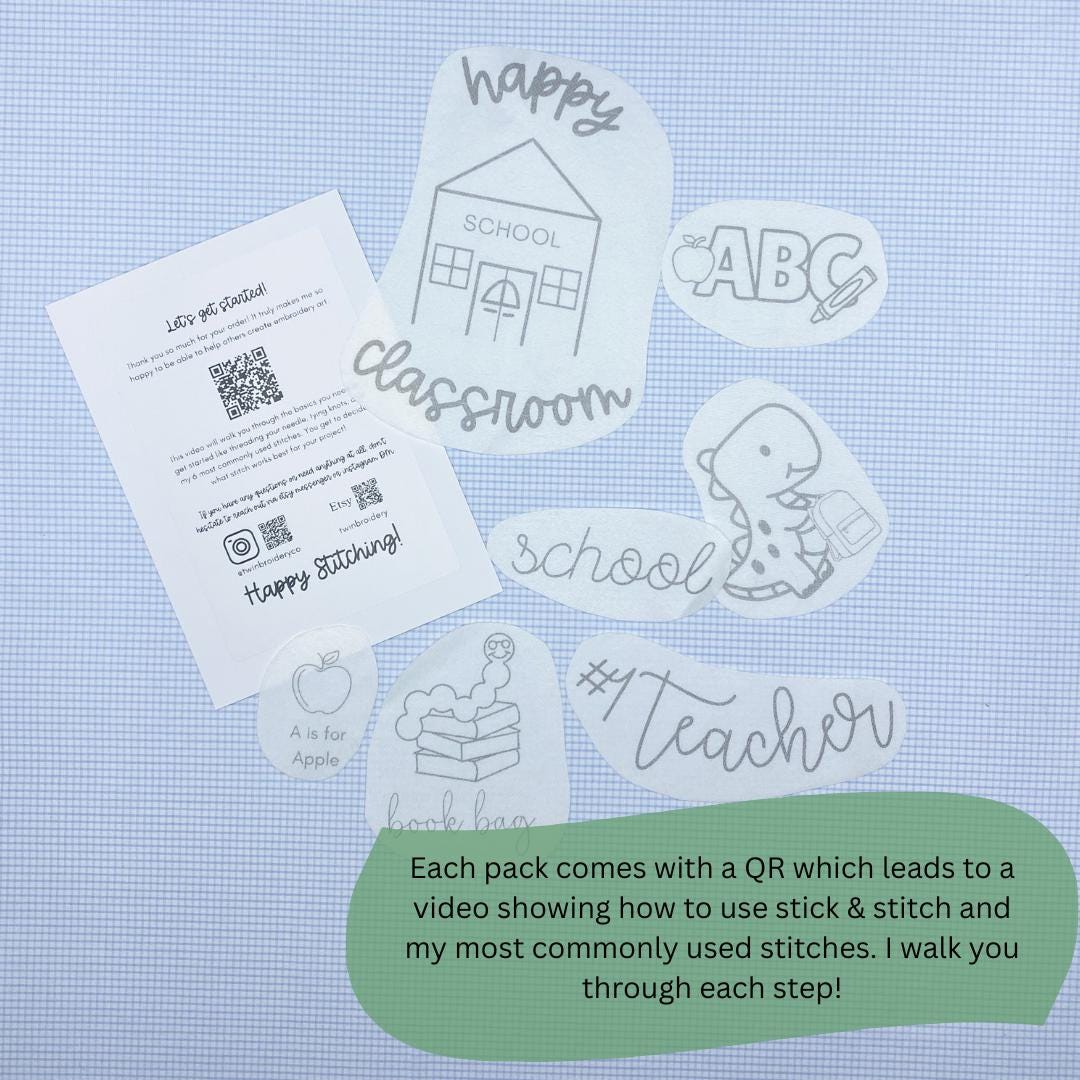 School Stick & Stitch
