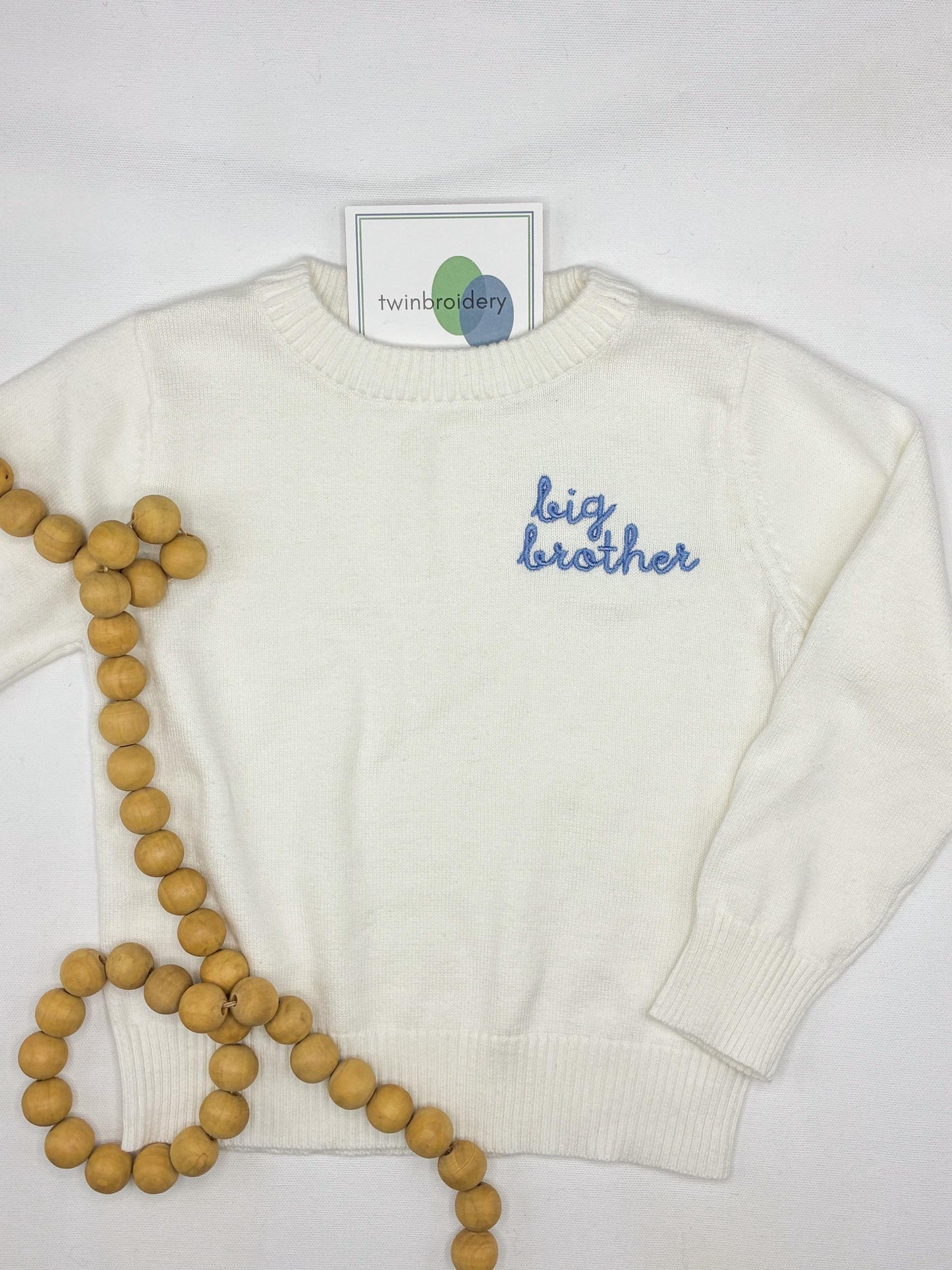 Machine Embroidered | Bold Big Brother