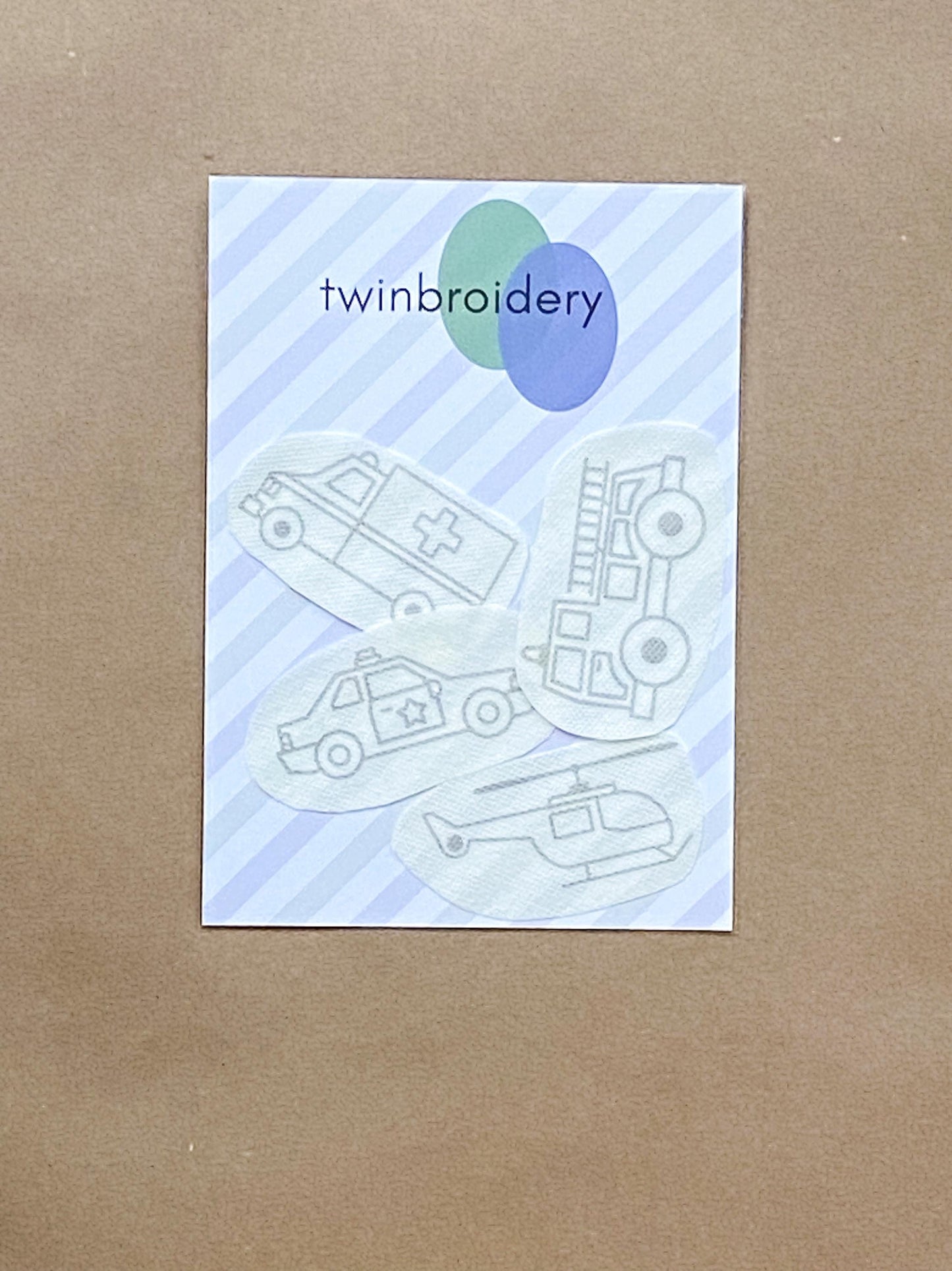 Emergency Truck Stick & Stitch Stencil