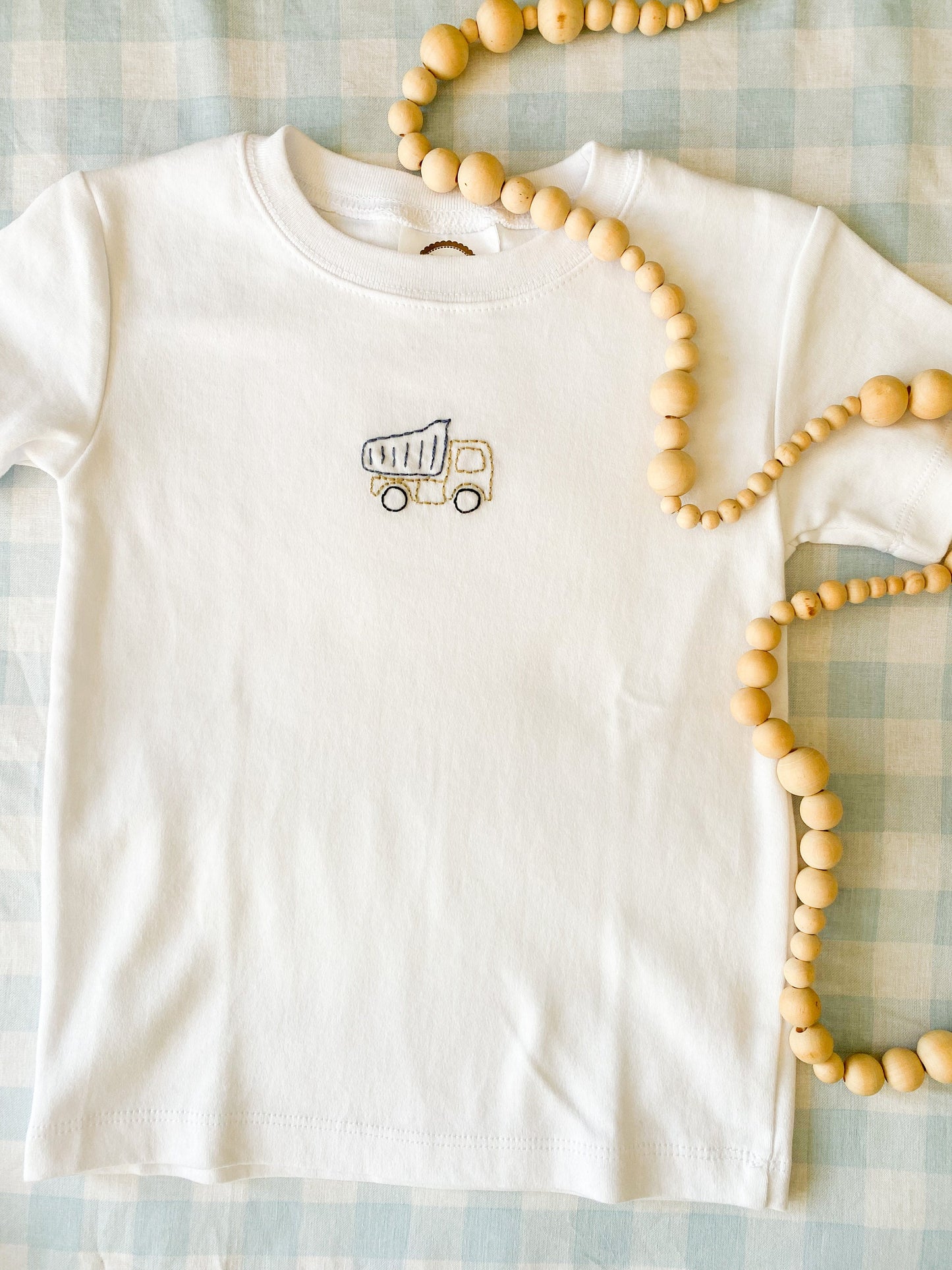 Hand Embroidered | Dump Truck