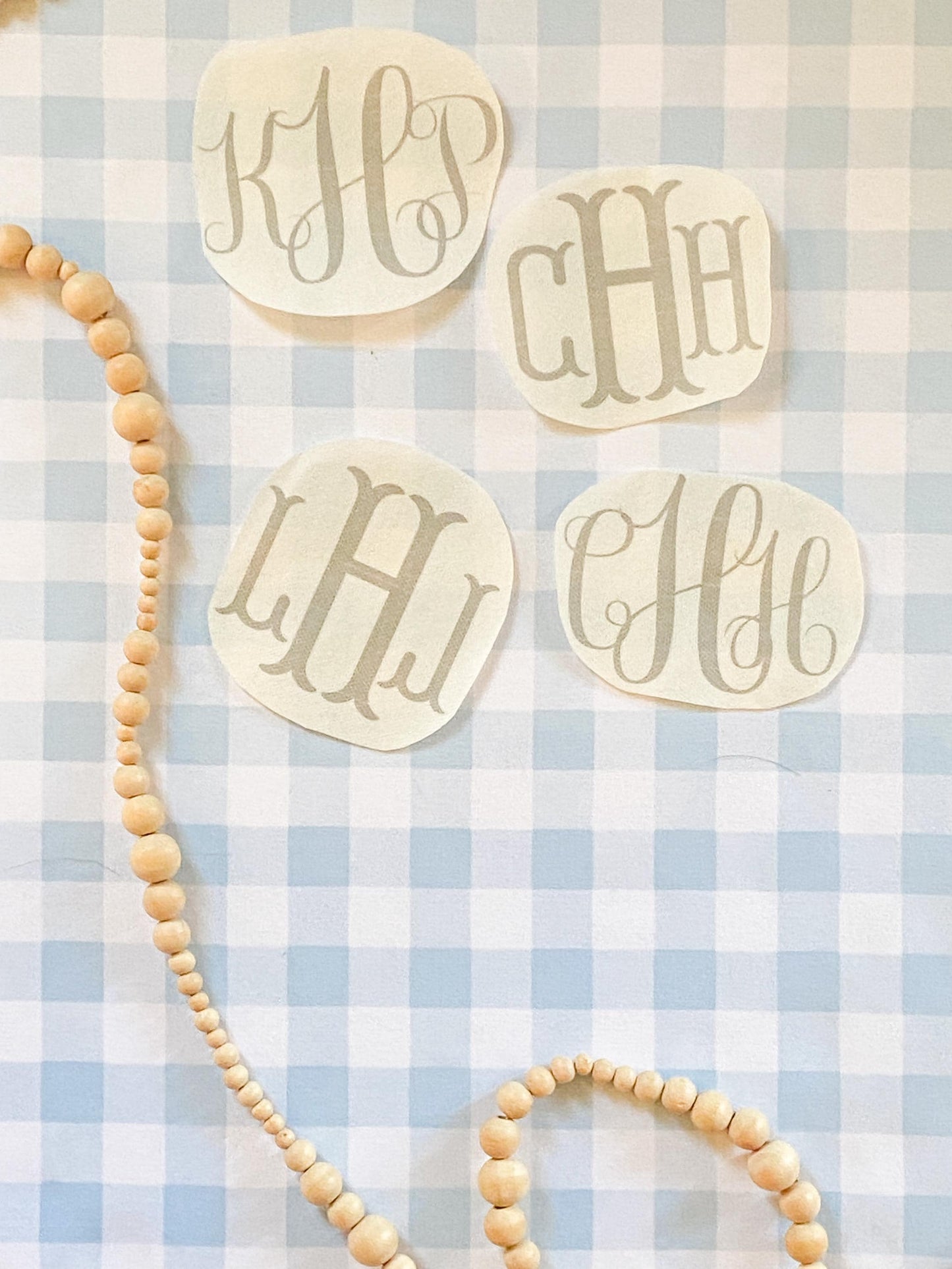 Stick & Stitch Stencil | Monogram