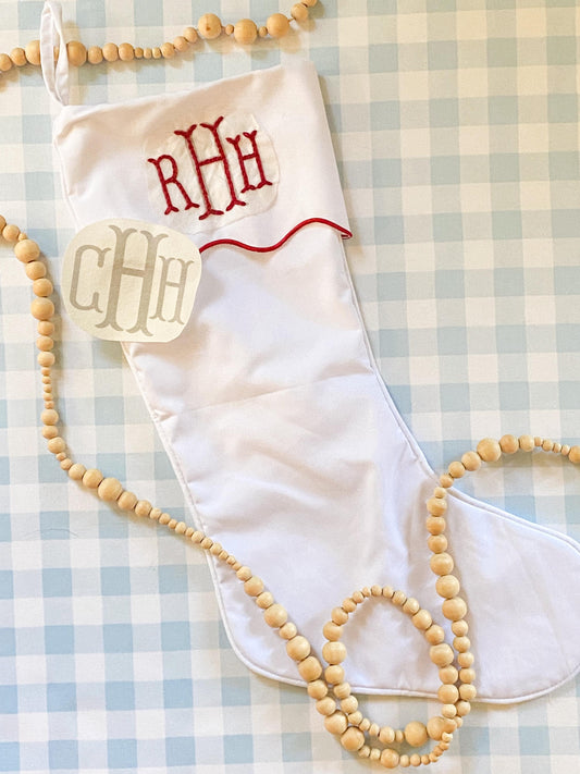 Stick & Stitch Stencil | Monogram