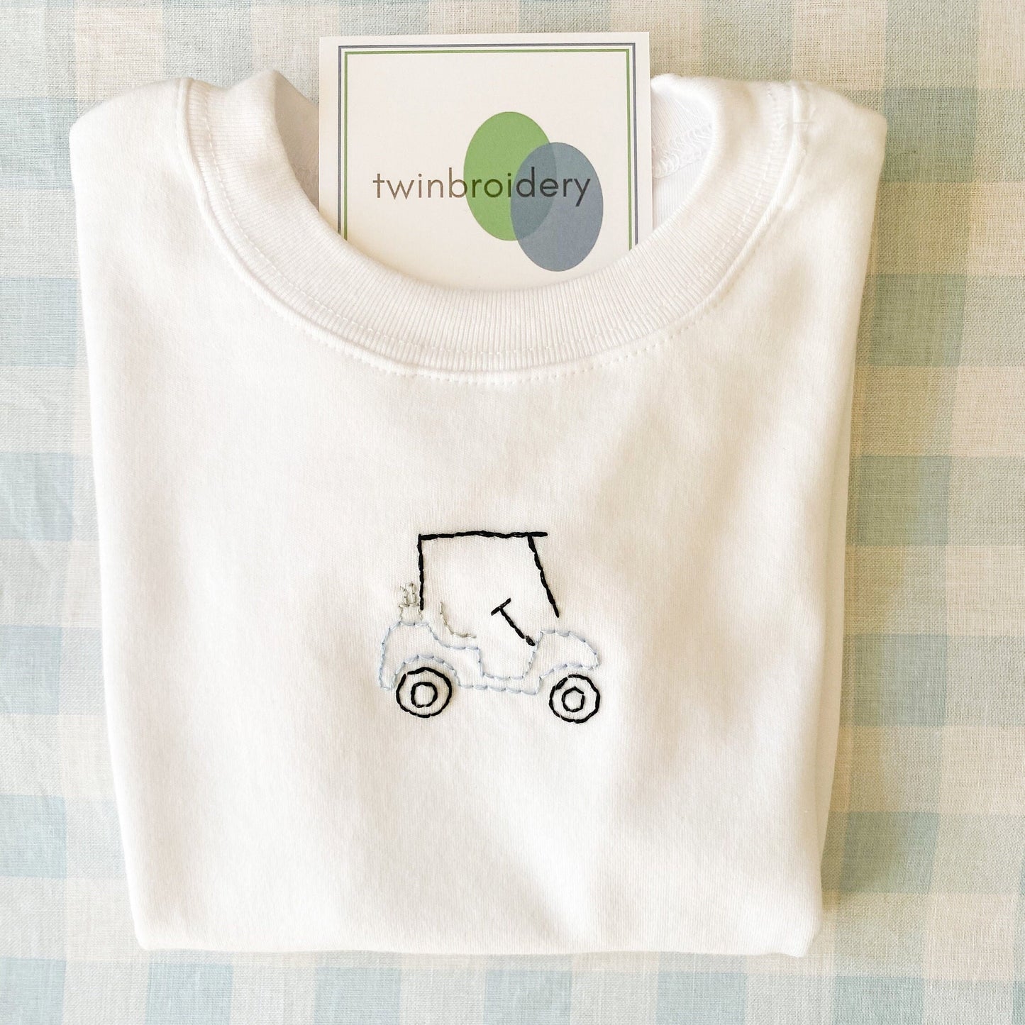 Hand Embroidered | Golf Cart