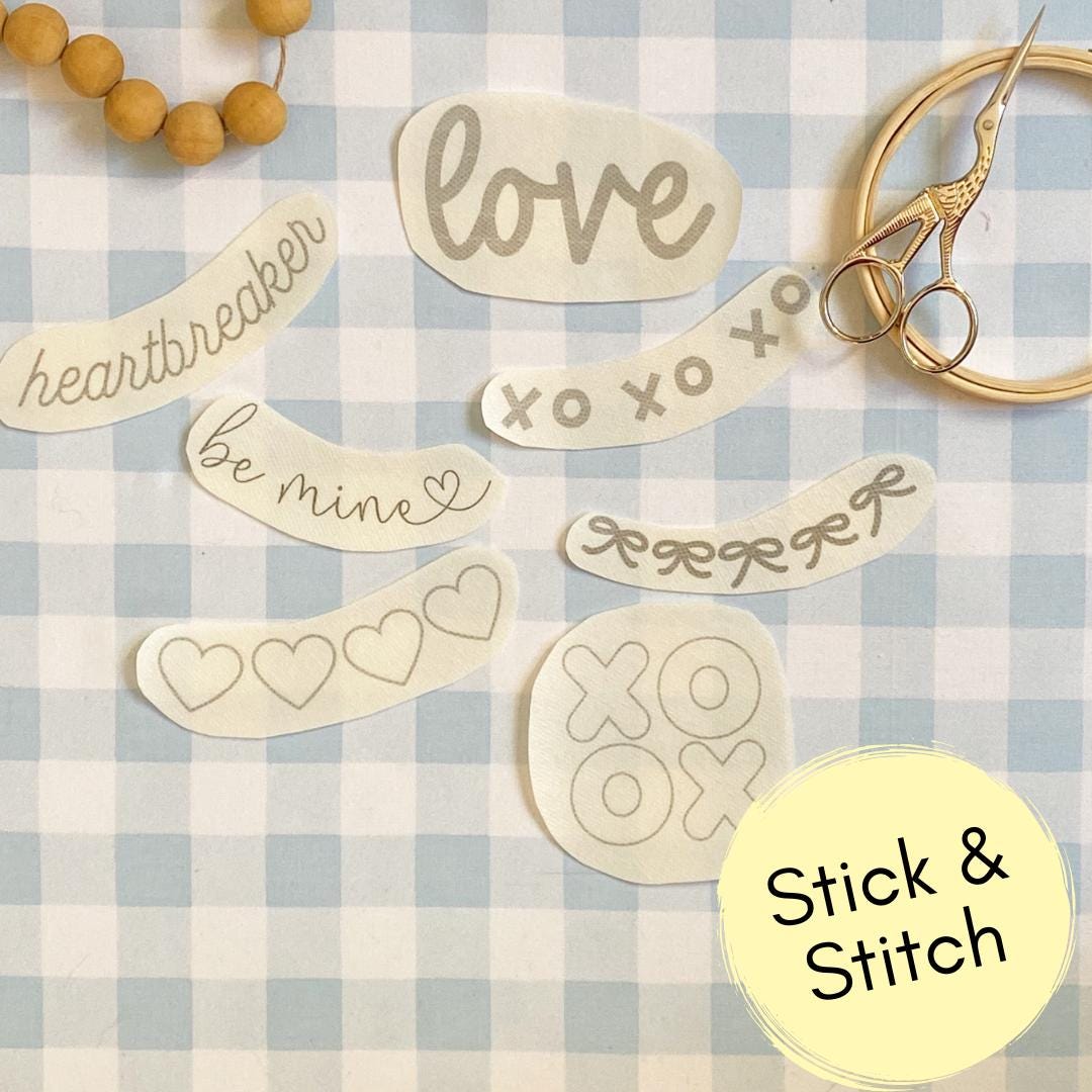 Valentines Stick & Stitch Embroidery Designs