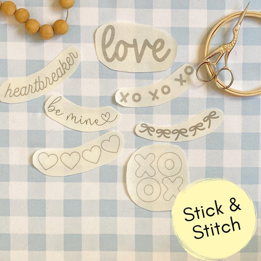Valentines Stick & Stitch Embroidery Designs