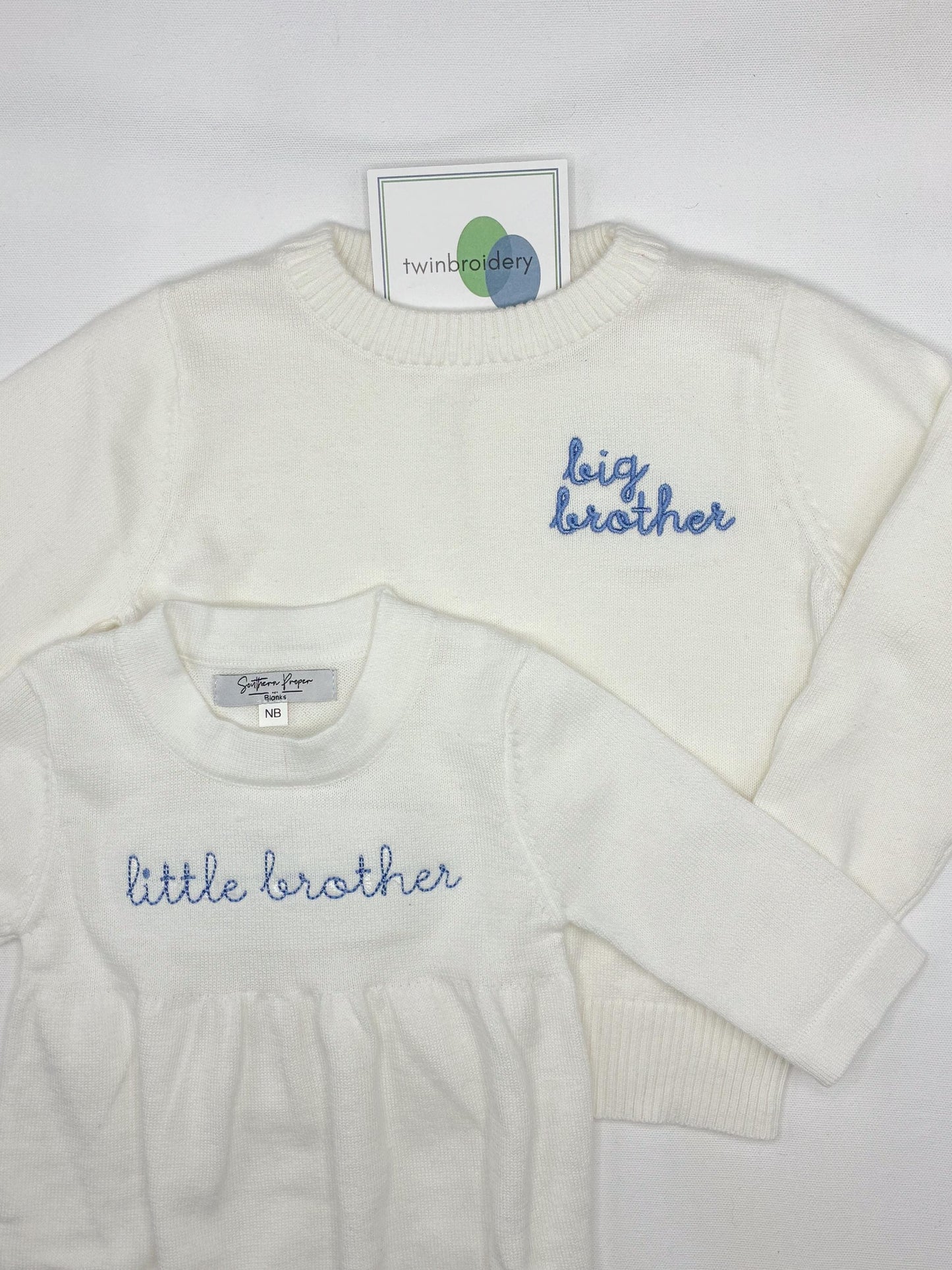 Machine Embroidery | Little Brother Knit Gown