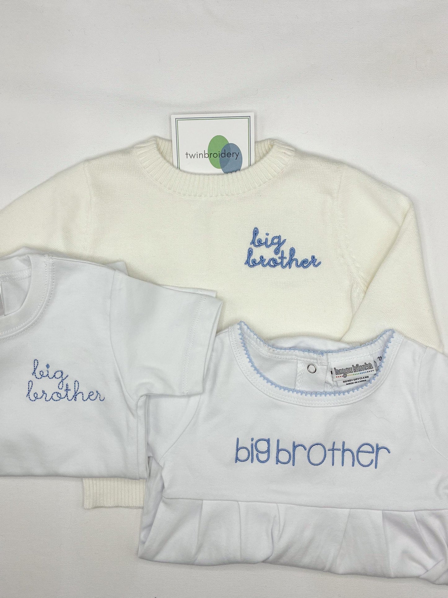 Machine Embroidered | Bold Big Brother