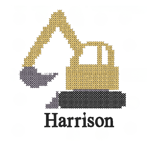 Machine Embroidery | Cross-stitch Excavator