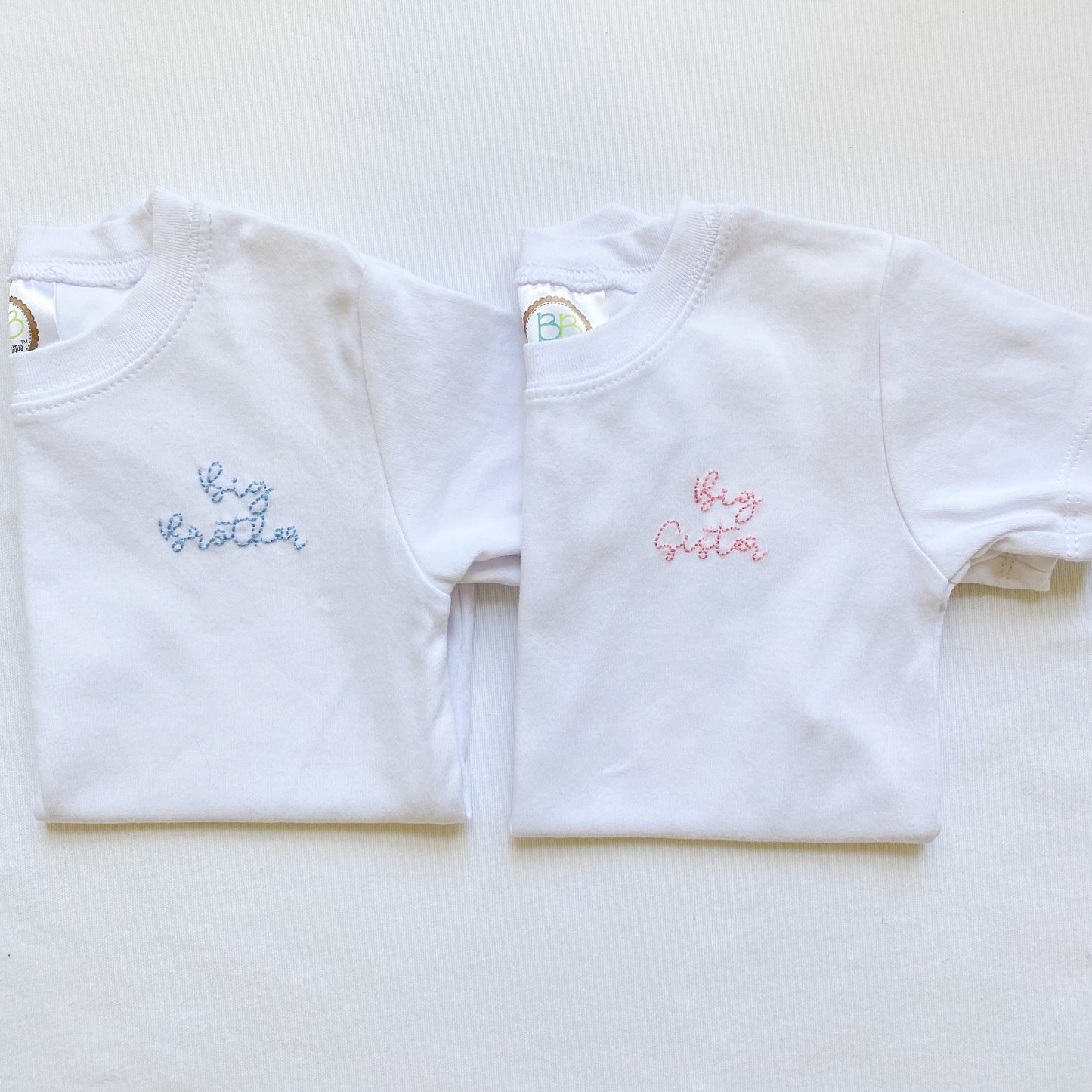 Hand Embroidered | Classic Big Sister Shirt