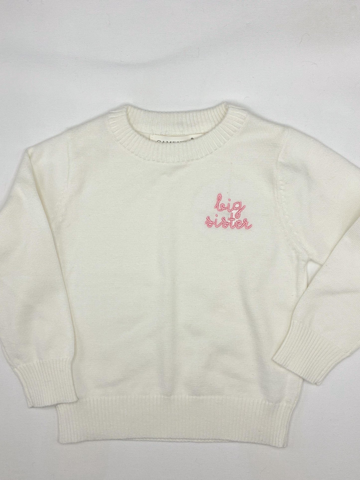 Machine Embroidered | Bold Big Sister