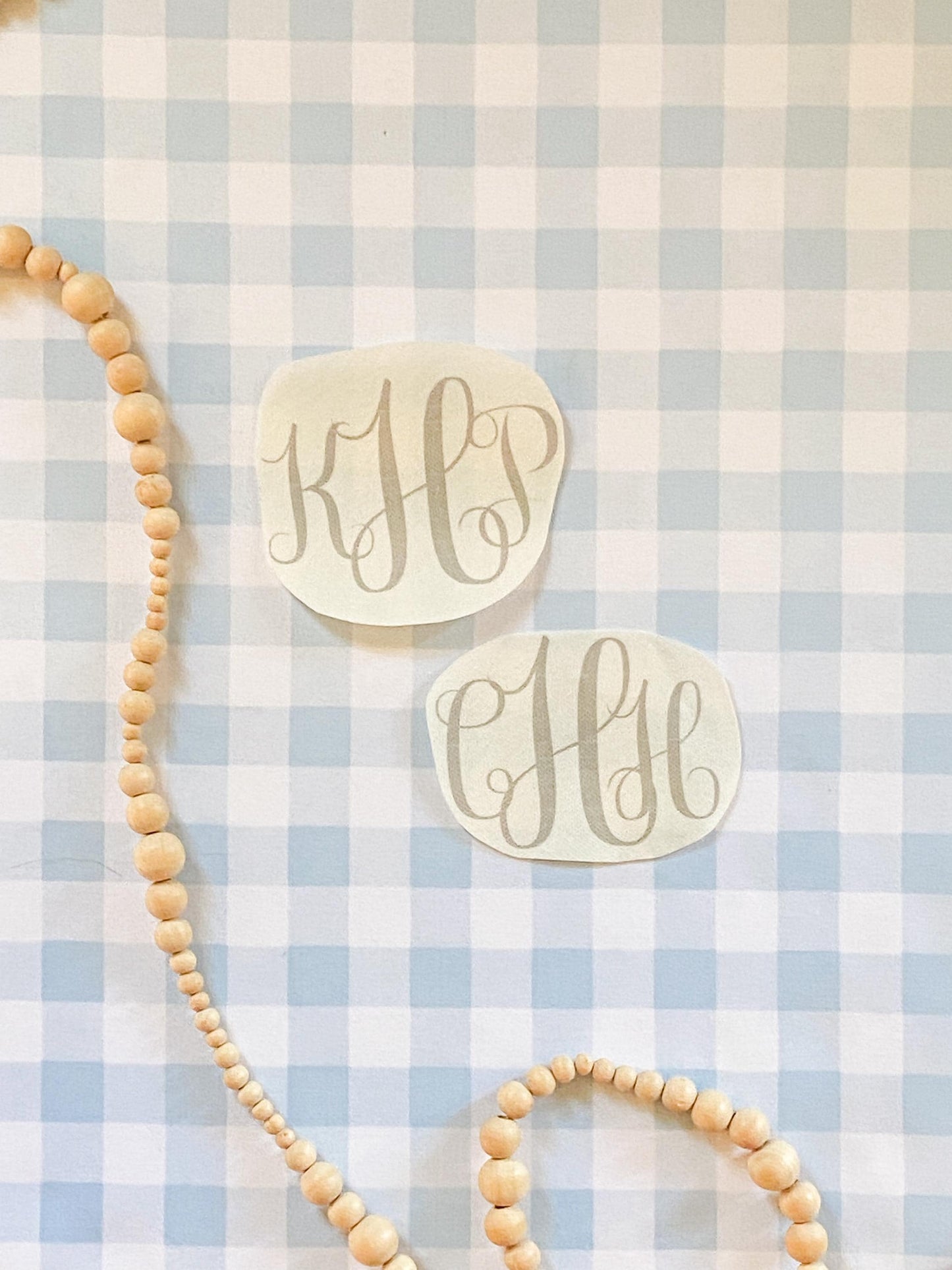 Stick & Stitch Stencil | Monogram