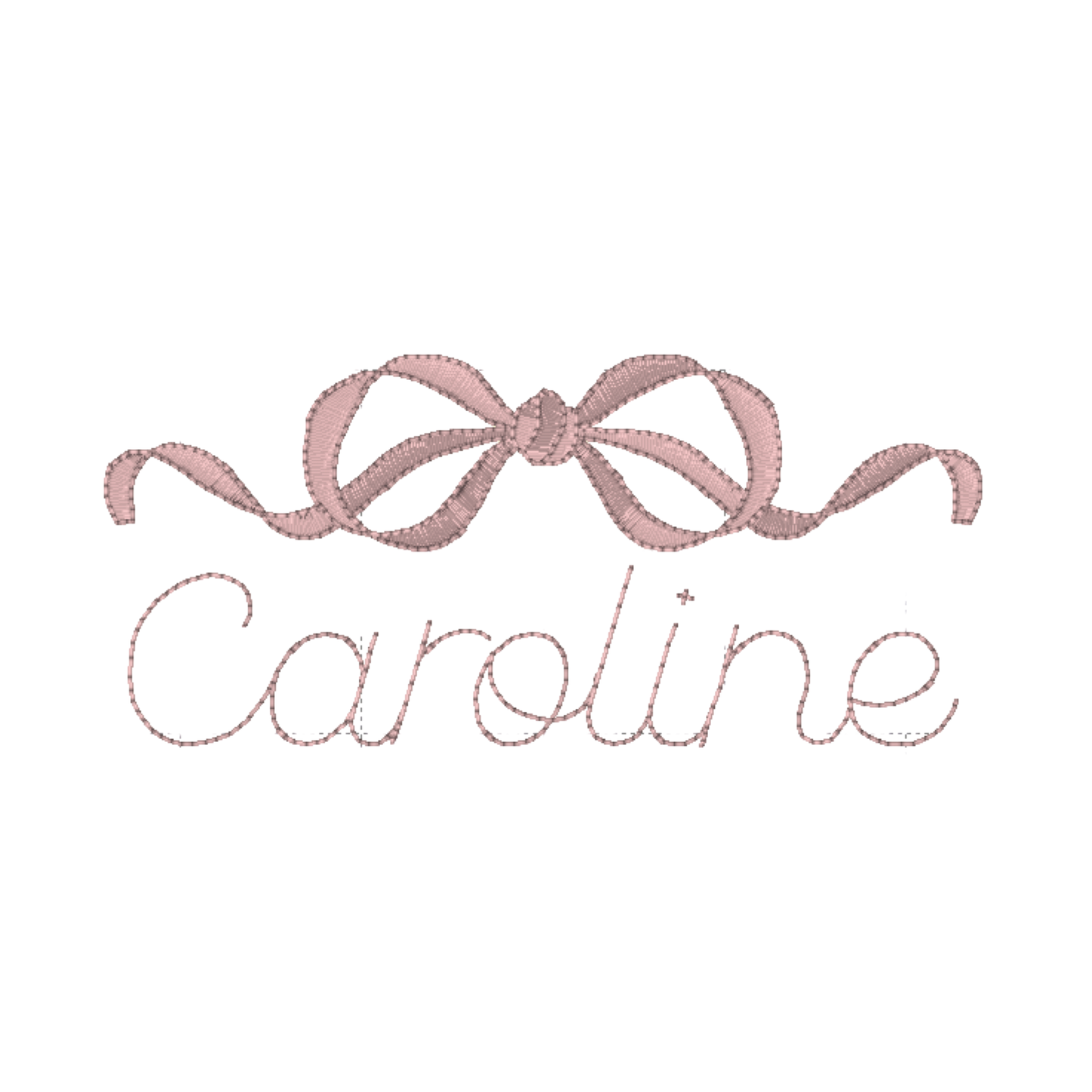 Machine Embroidery | Heirloom Bow