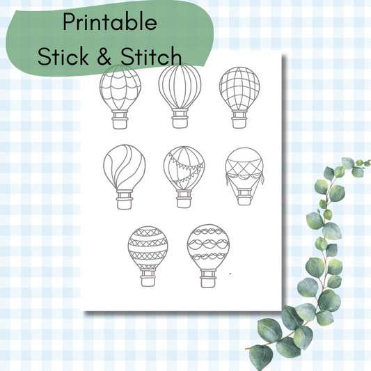 Hot Air Balloon Digital Download