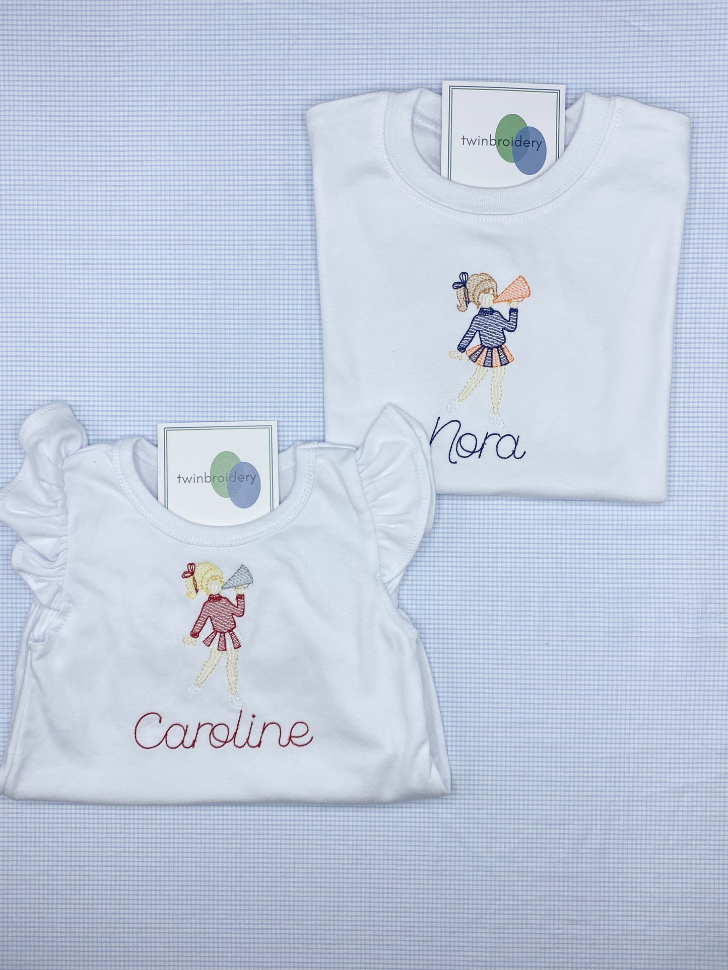 Machine Embroidery | Vintage Cheerleader