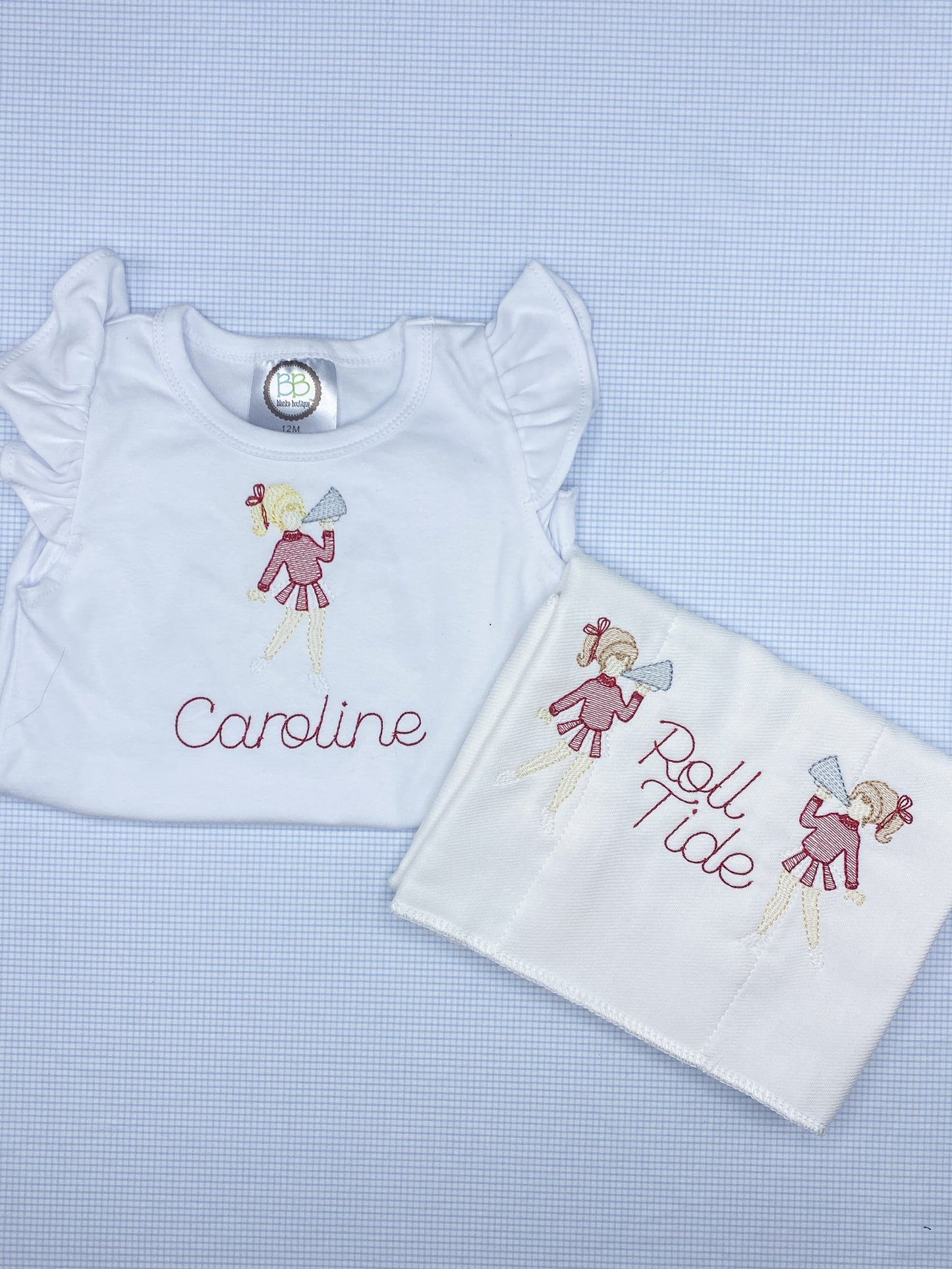 Machine Embroidery | Vintage Cheerleader