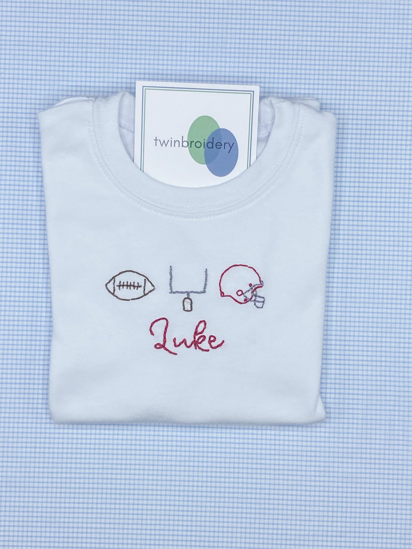 Hand Embroidery | Football Icon Shirt