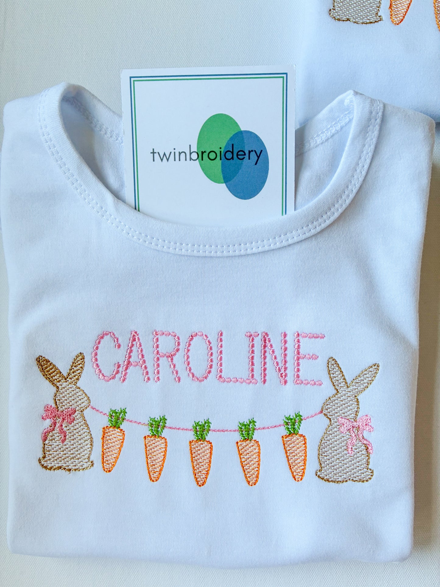 Machine Embroidered | Easter - Bunny Bunting