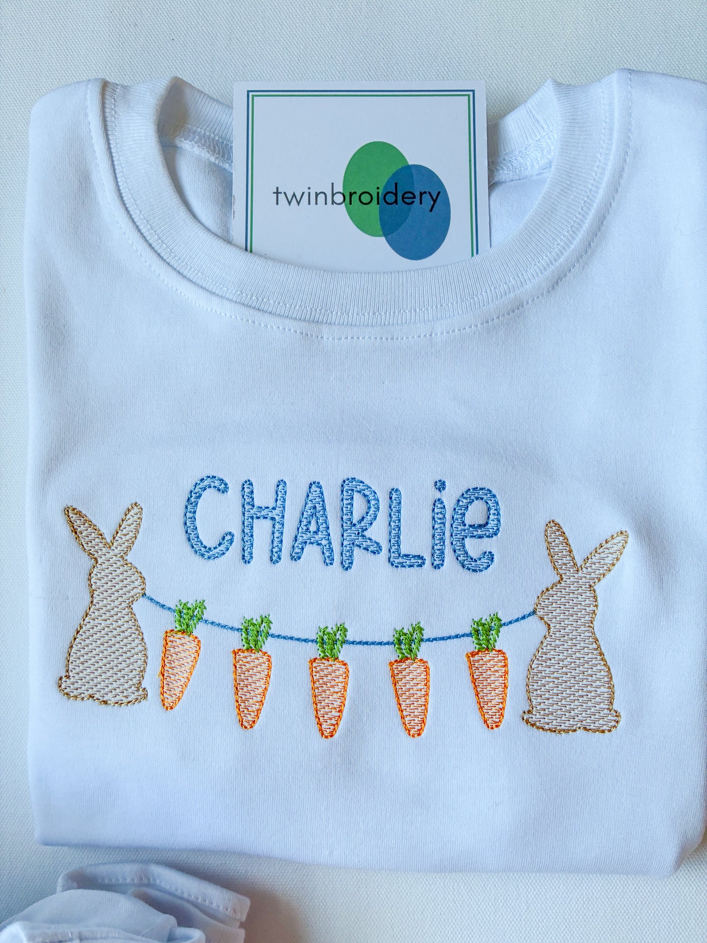 Machine Embroidered | Easter - Bunny Bunting