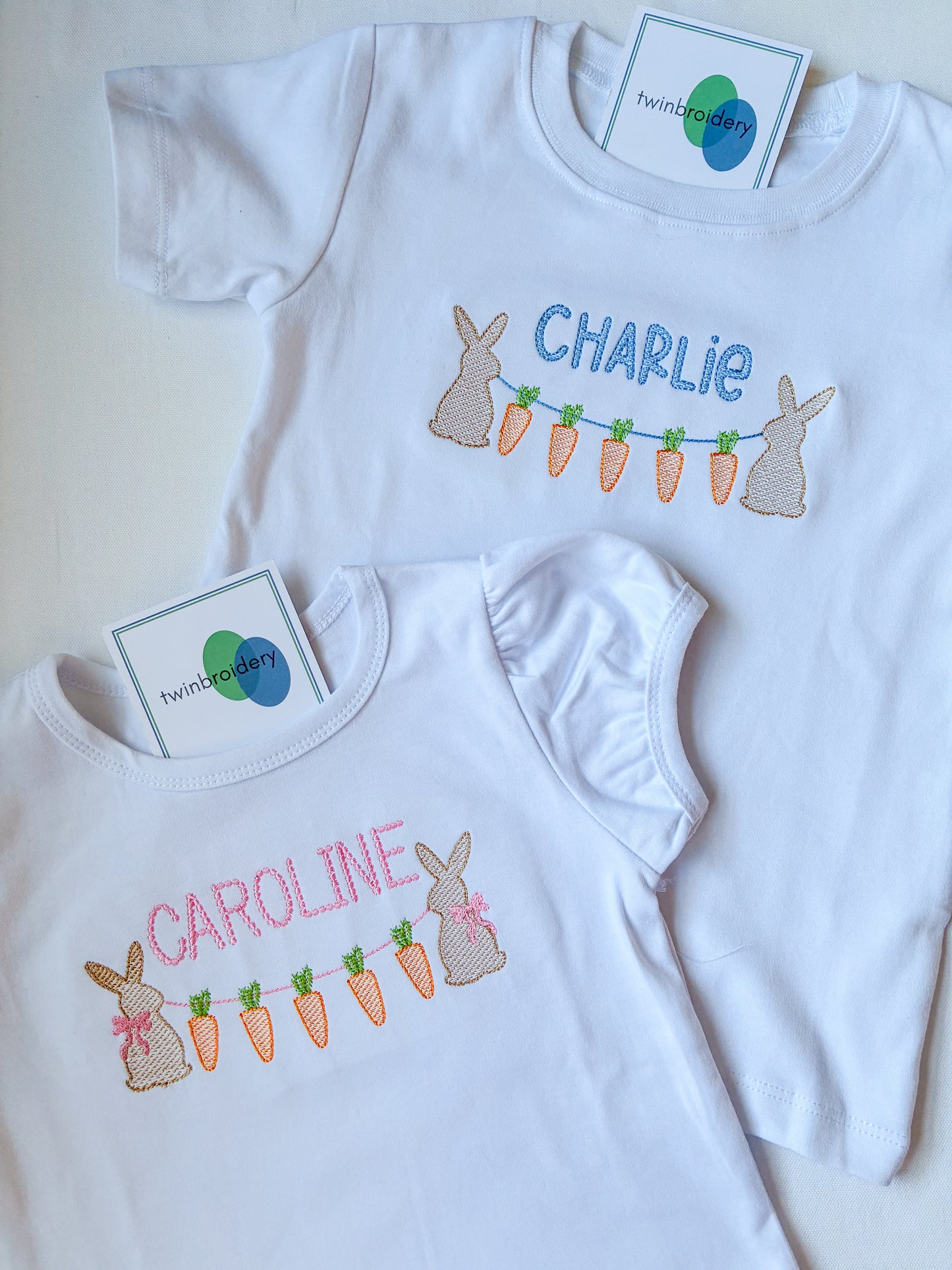 Machine Embroidered | Easter - Bunny Bunting
