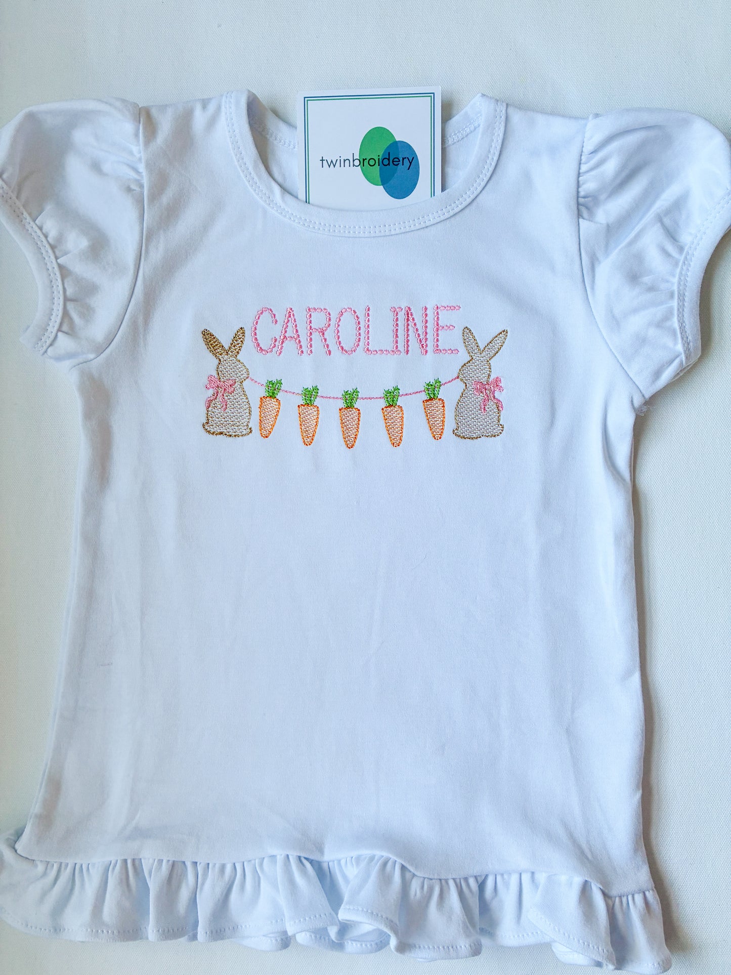 Machine Embroidered | Easter - Bunny Bunting