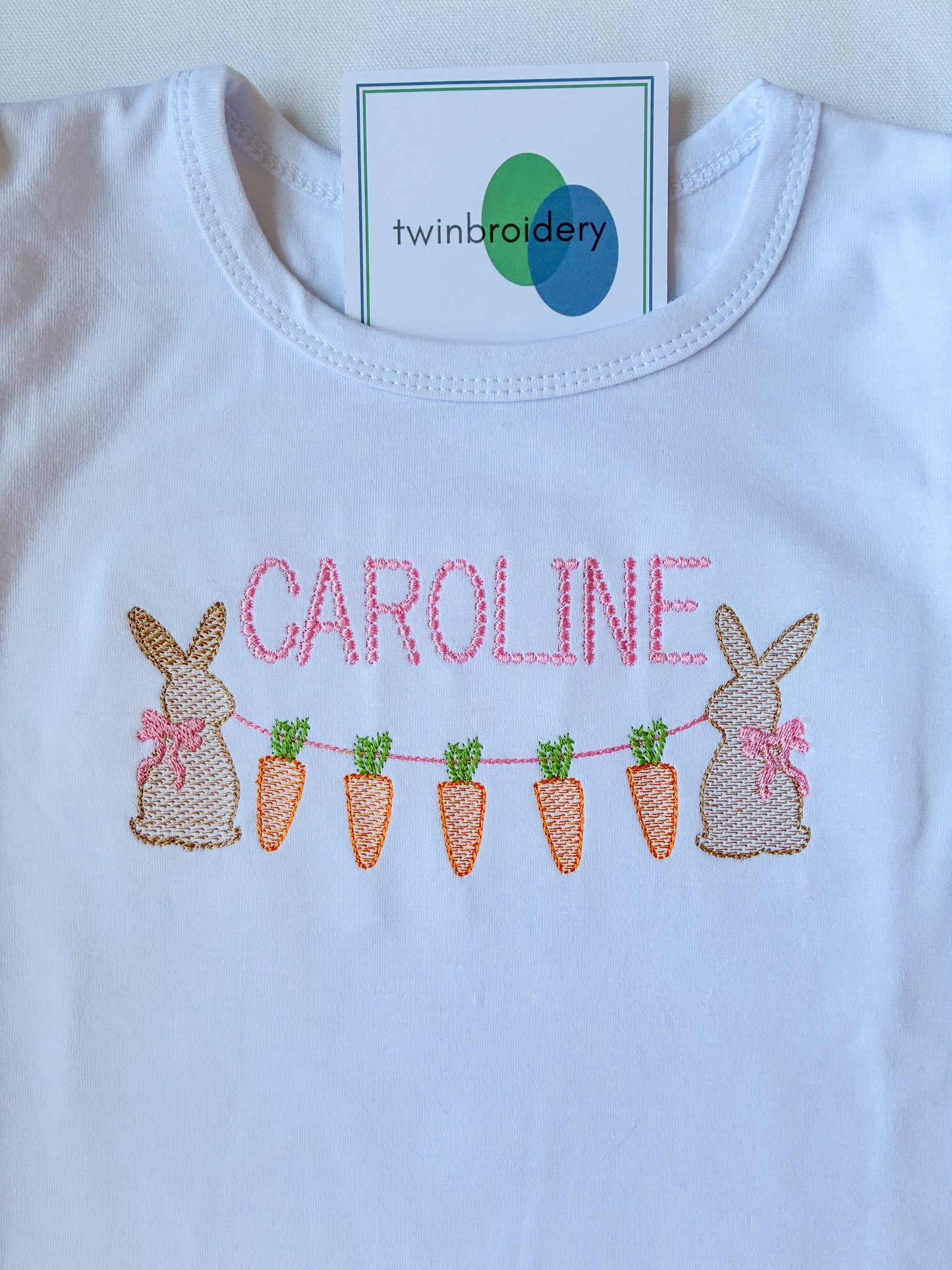 Machine Embroidered | Easter - Bunny Bunting