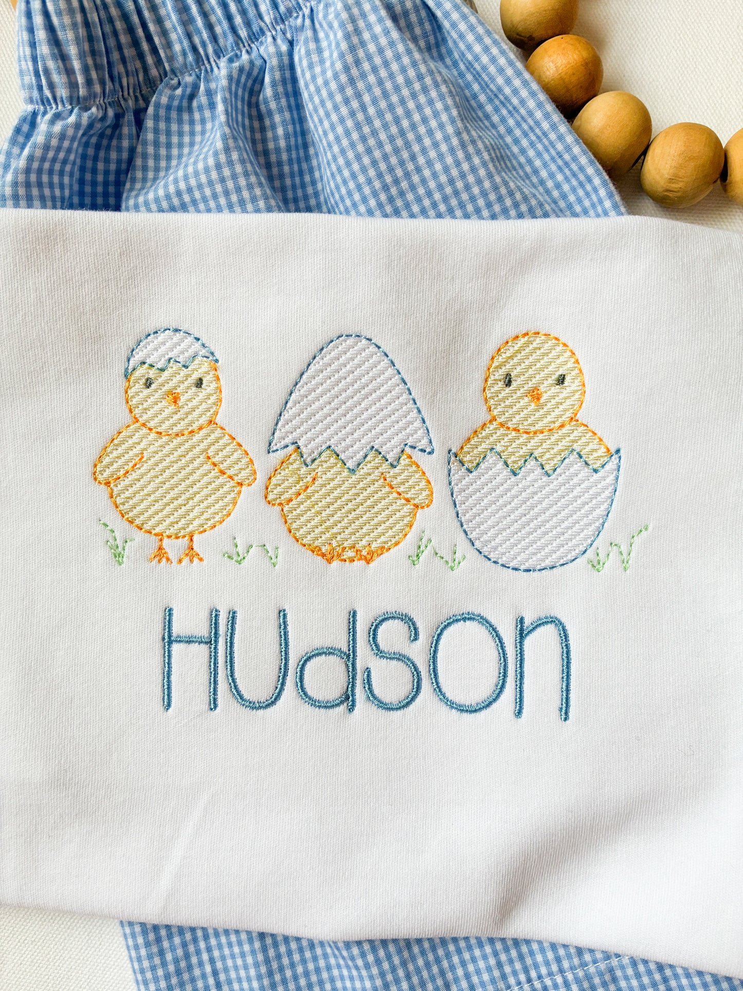 Machine Embroidered | Easter Chicks