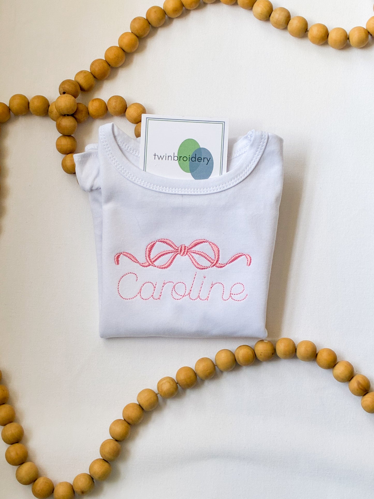Machine Embroidery | Heirloom Bow