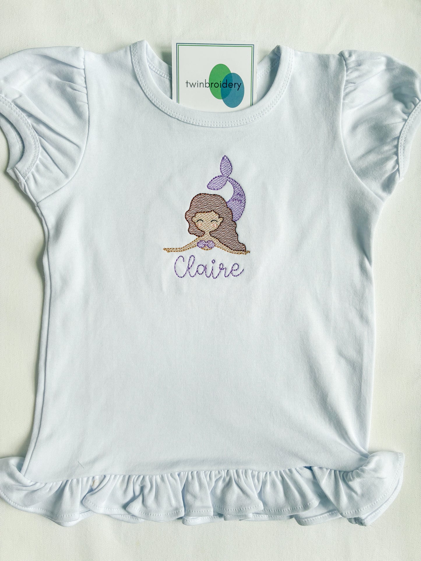 Machine Embroidery | Mermaid