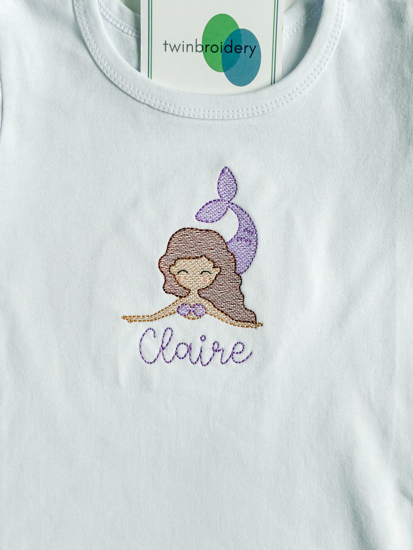 Machine Embroidery | Mermaid
