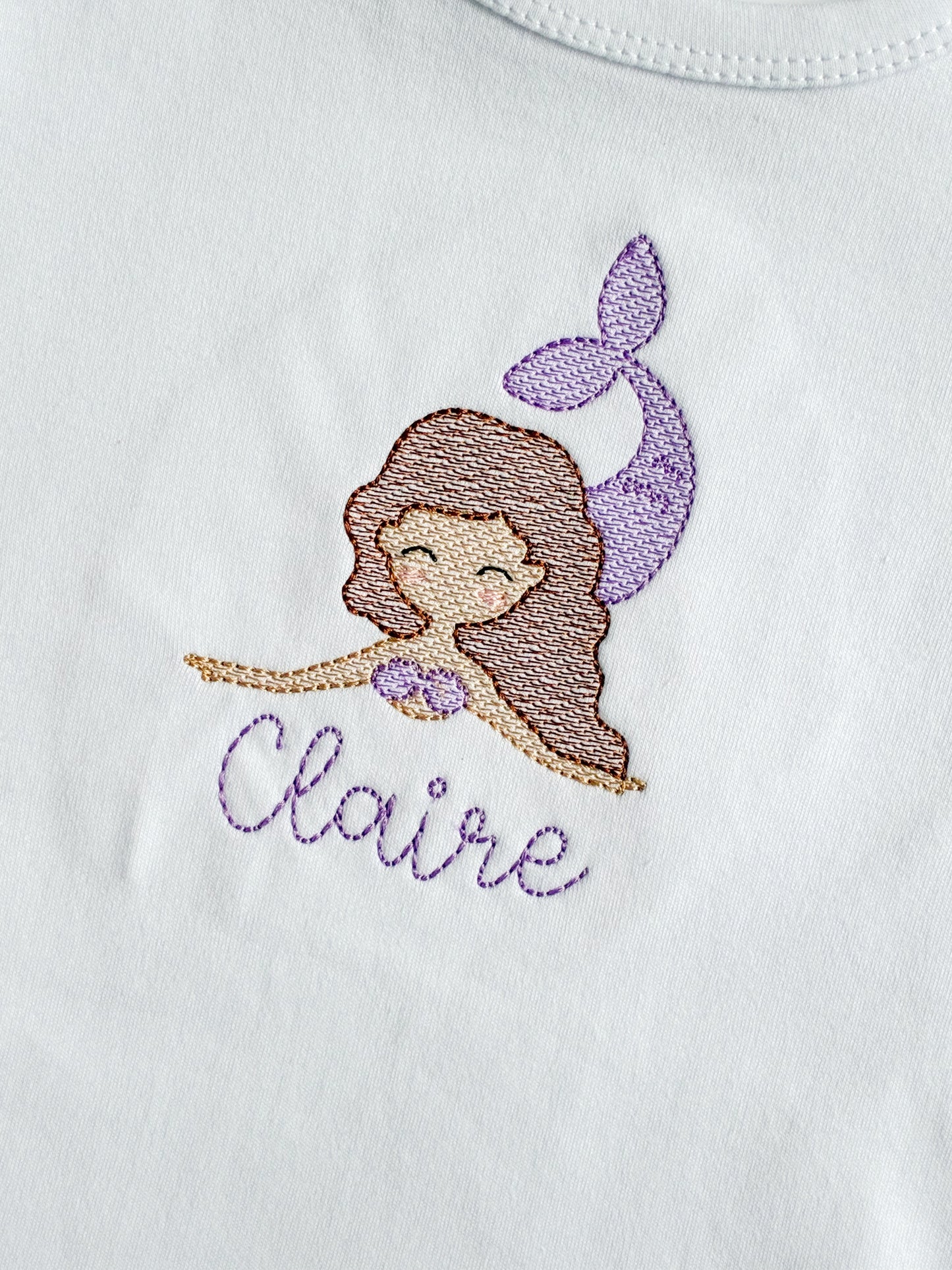 Machine Embroidery | Mermaid