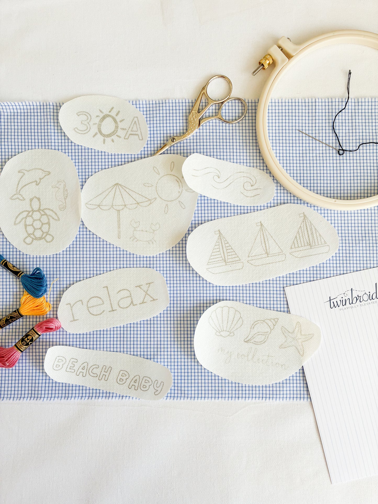 Beach Stick & Stitch Pack