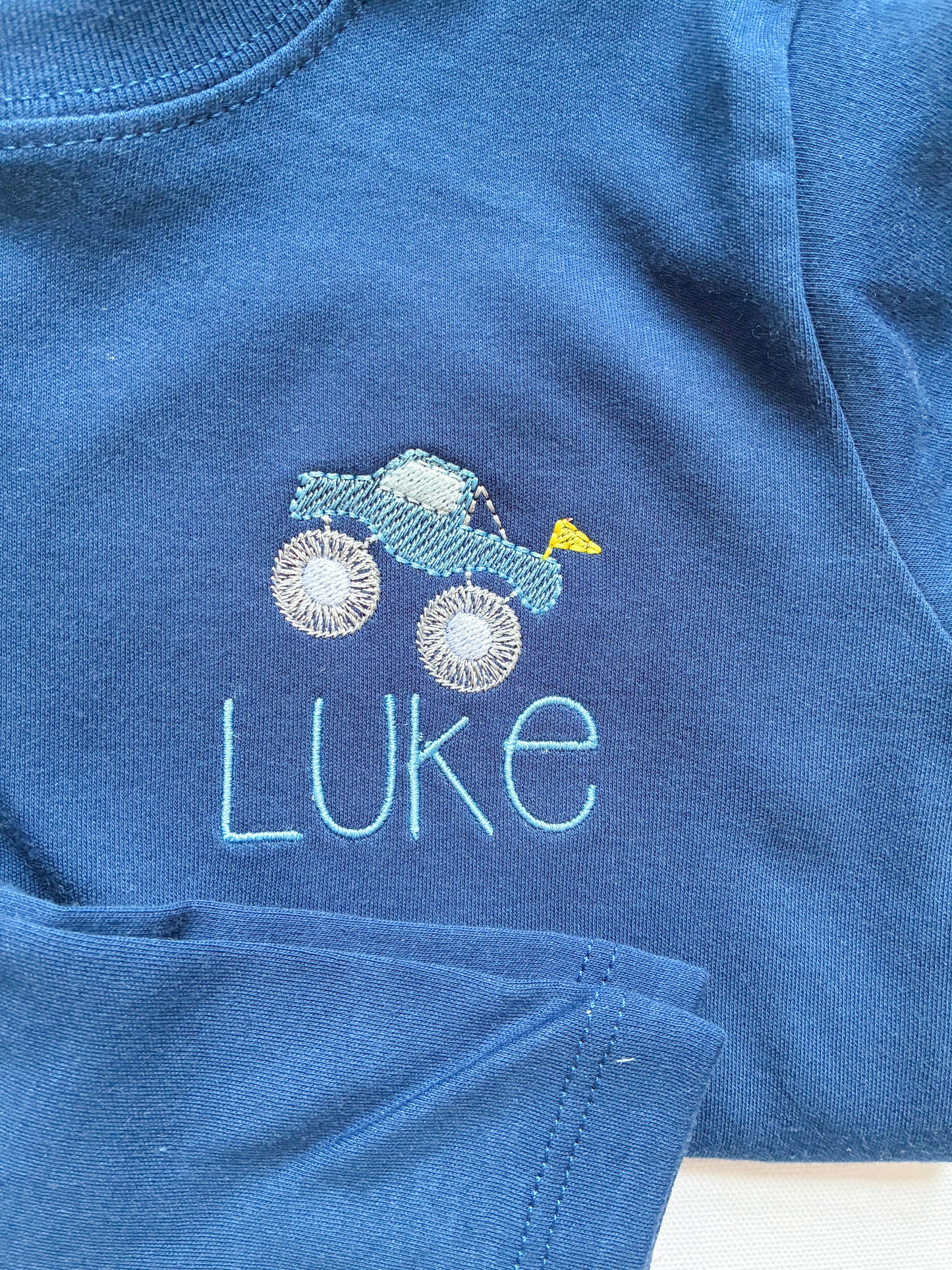 Machine Embroidery | Mini Monster Truck