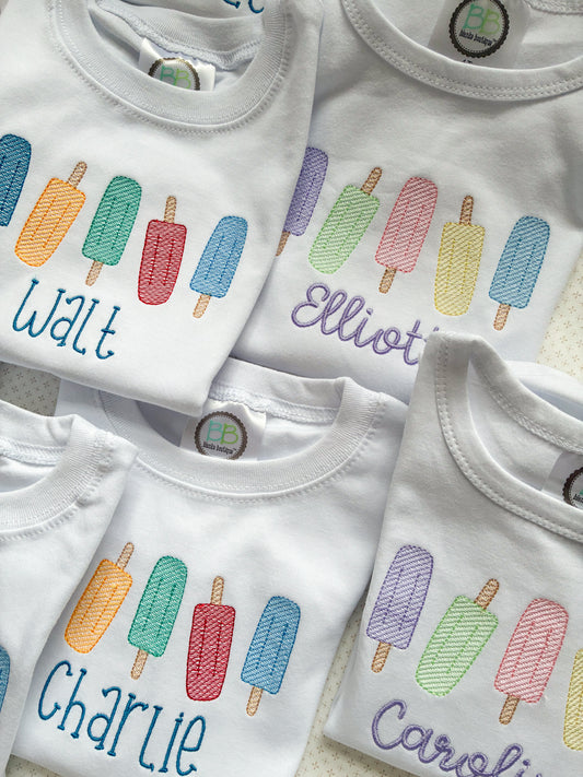 Machine Embroidery | Popsicle