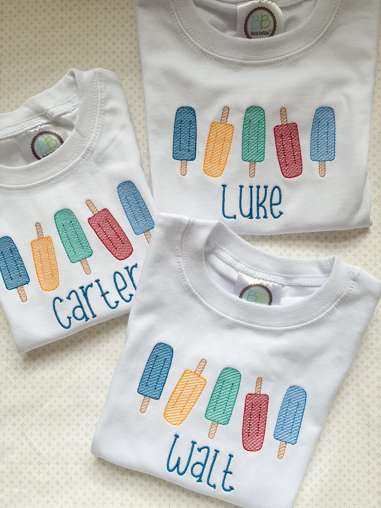 Machine Embroidery | Popsicle