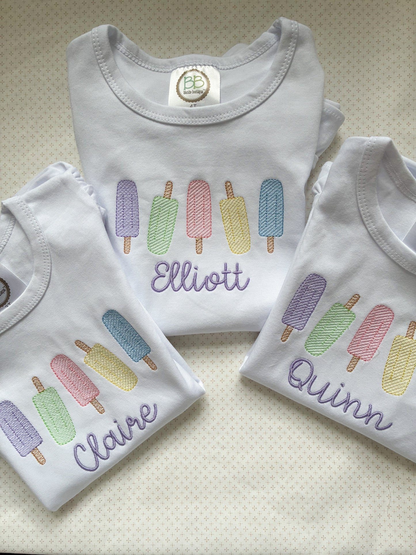 Machine Embroidery | Popsicle