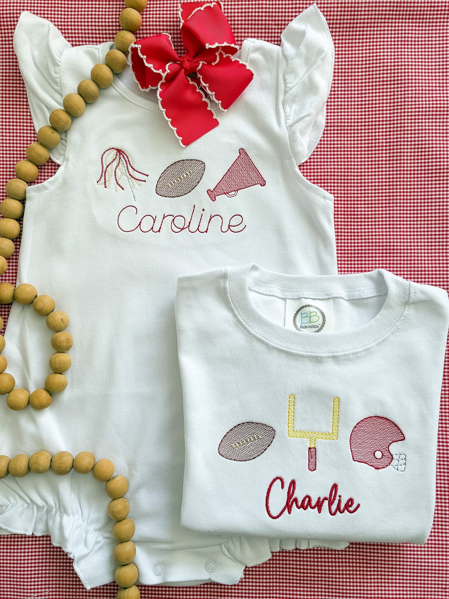 Machine Embroidery | Girl Football Classic Trio