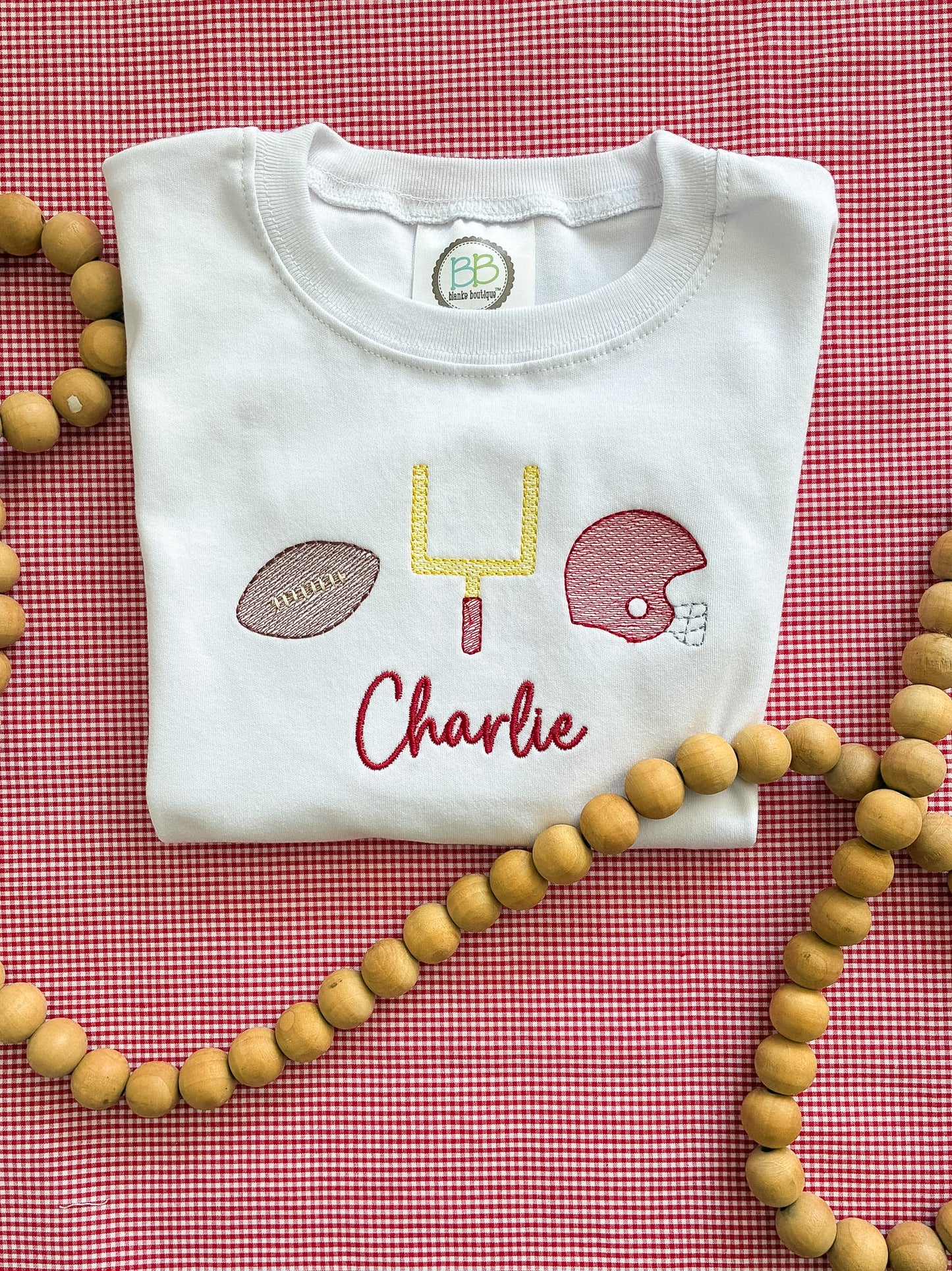 Machine Embroidery | Boy Football Classic Trio