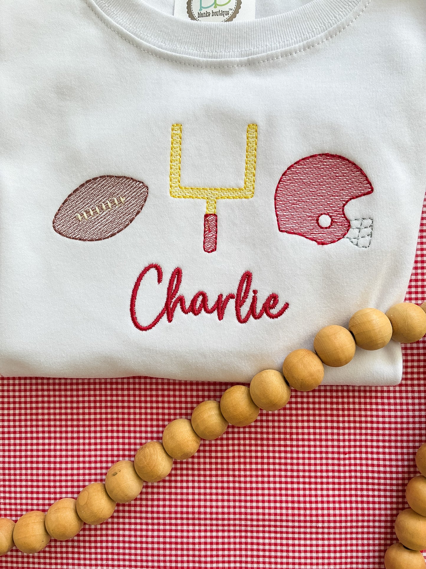 Machine Embroidery | Boy Football Classic Trio