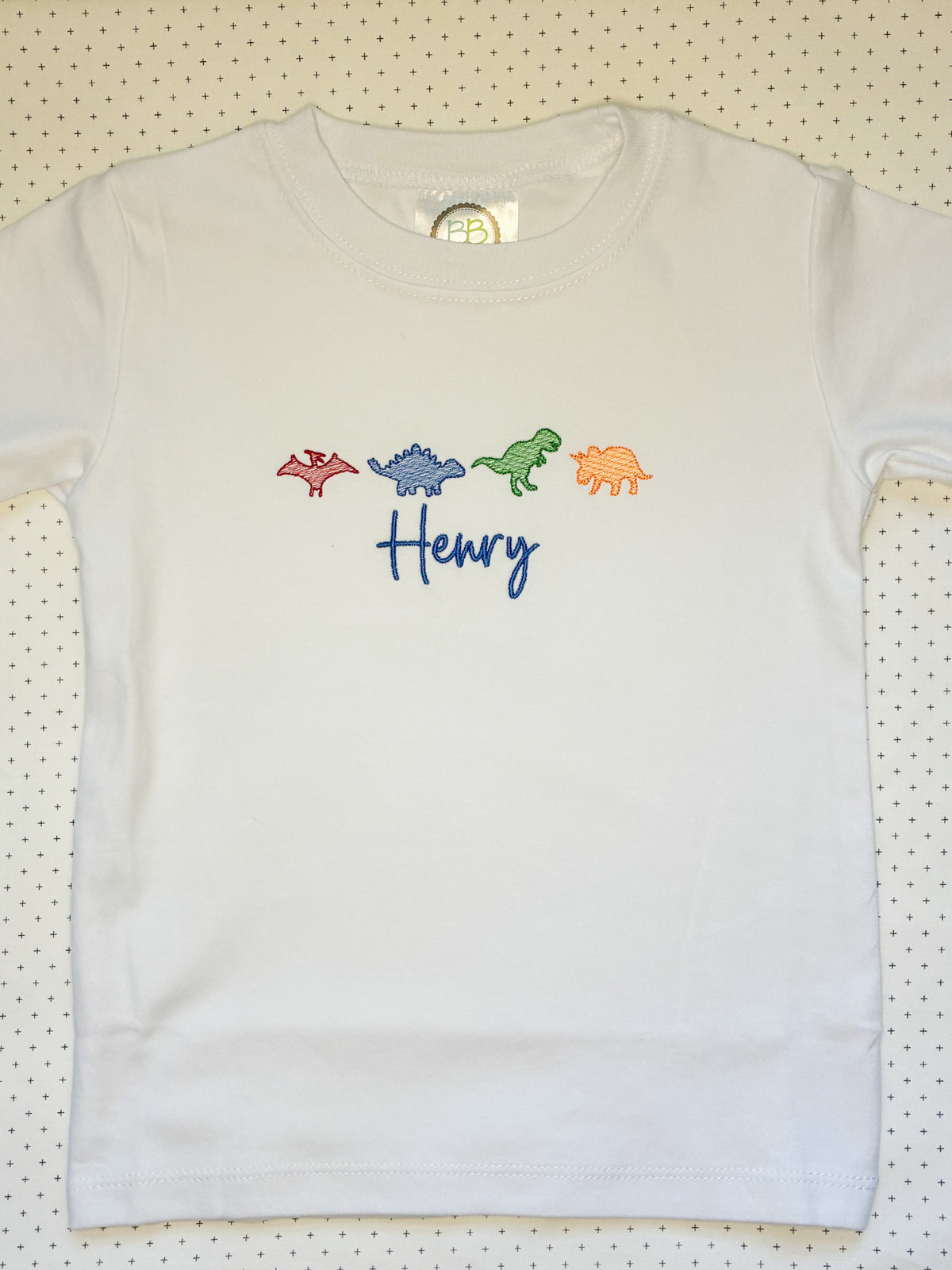 Machine Embroidery | Dinosaur Shirt
