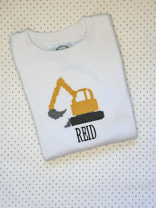 Machine Embroidery | Cross-stitch Excavator
