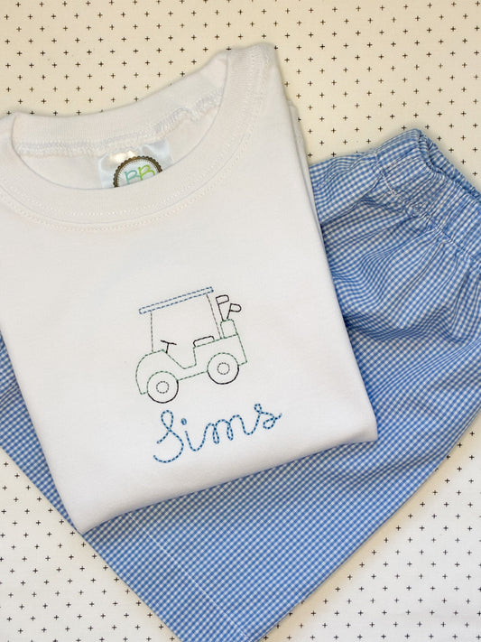 Machine Embroidery | Golf Cart