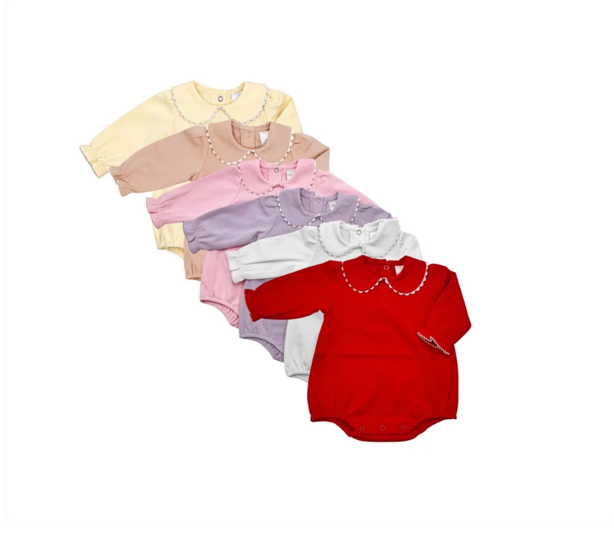 Scallop Long Sleeve Bubble